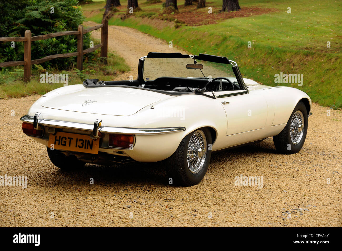 1974 Jaguar E-Type Serie 3 Stockfoto