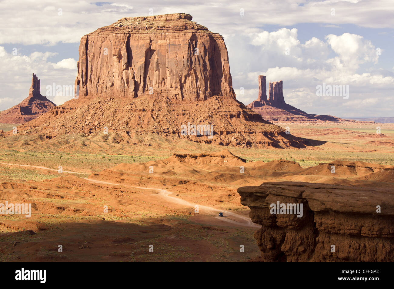 Monument Valley Tribal Park Mesas und buttes Stockfoto