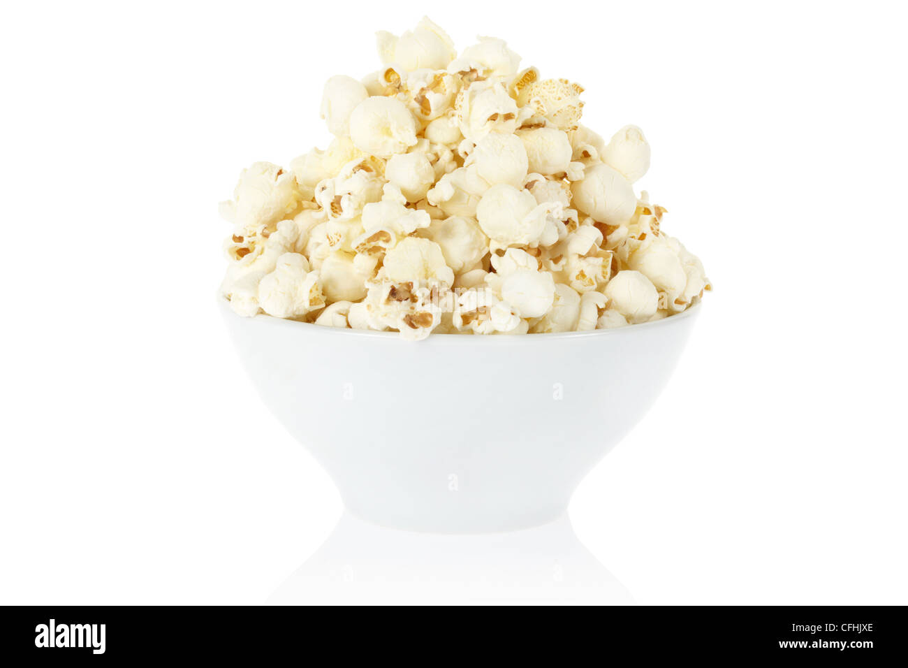 Popcorn-Schale Stockfoto