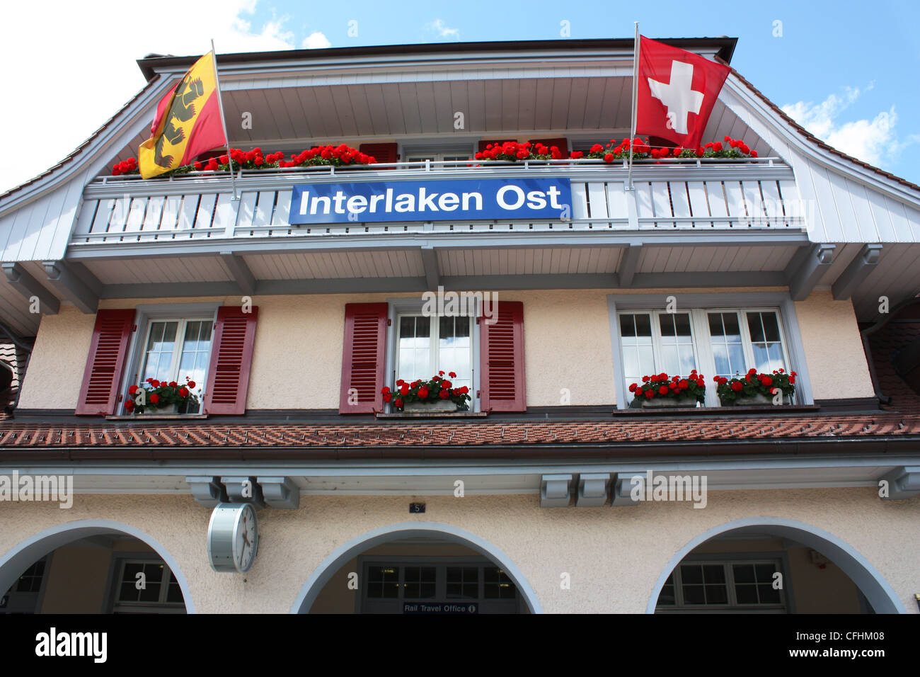 Interlaken Ost train Station Ticket Office in der Schweiz
