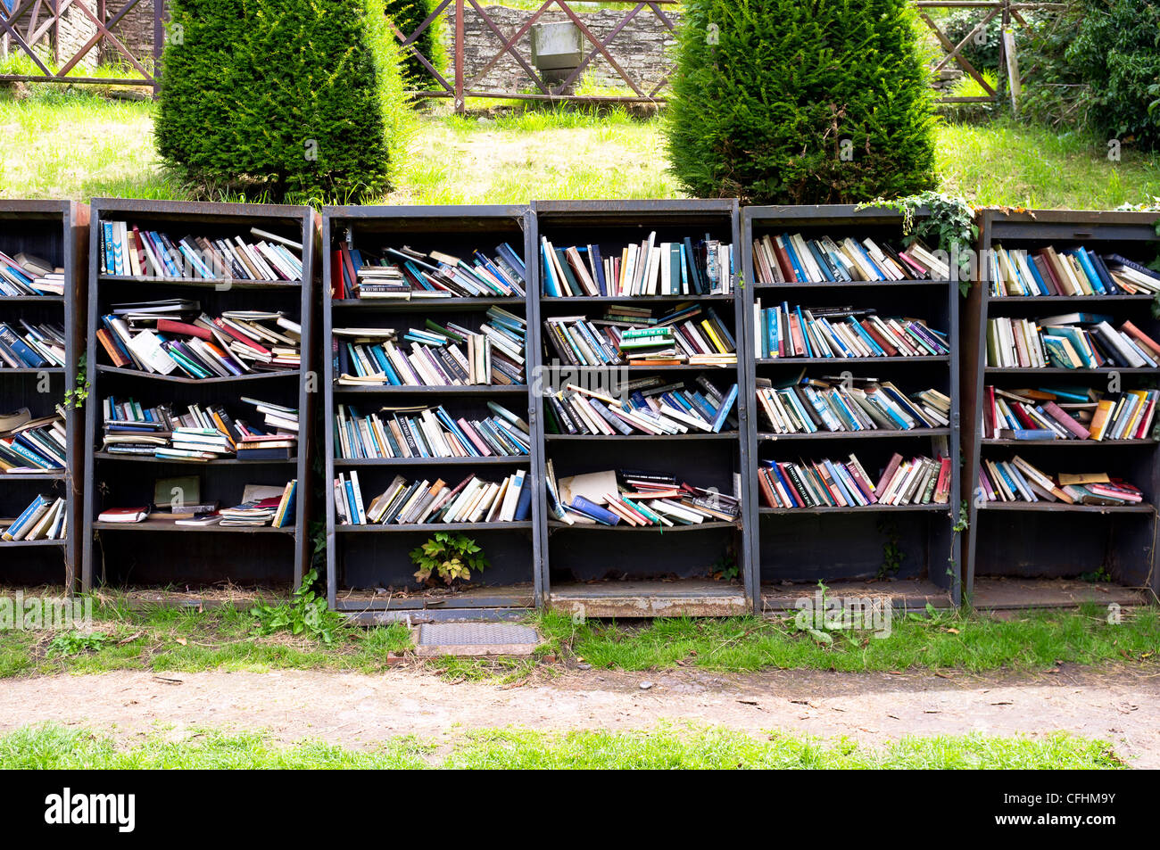 Bücherregale Stockfoto