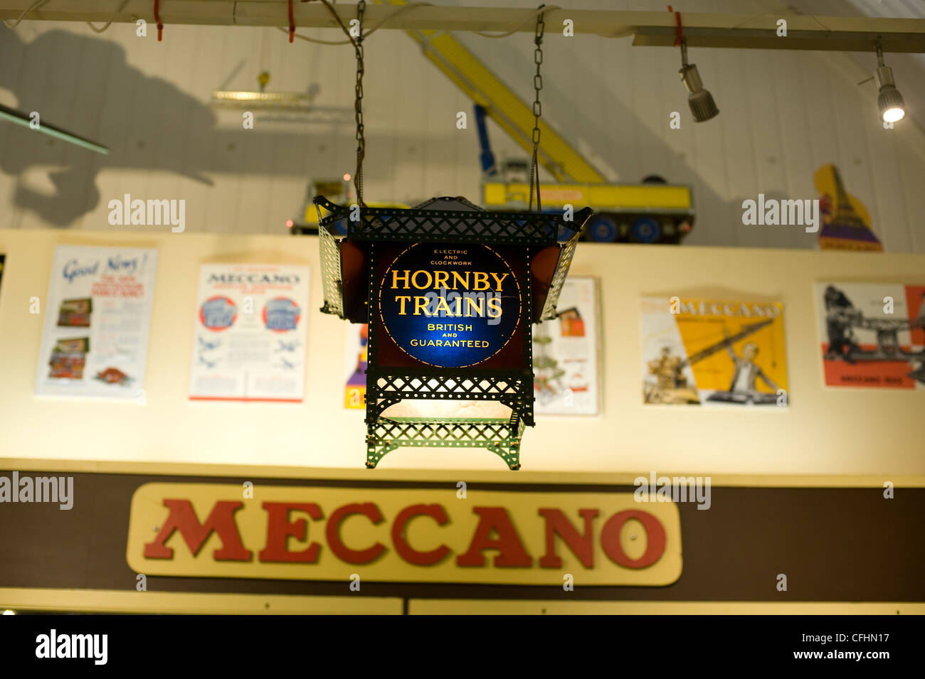 Hornby und Meccano, Brighton Toy und Modell Museum Stockfoto