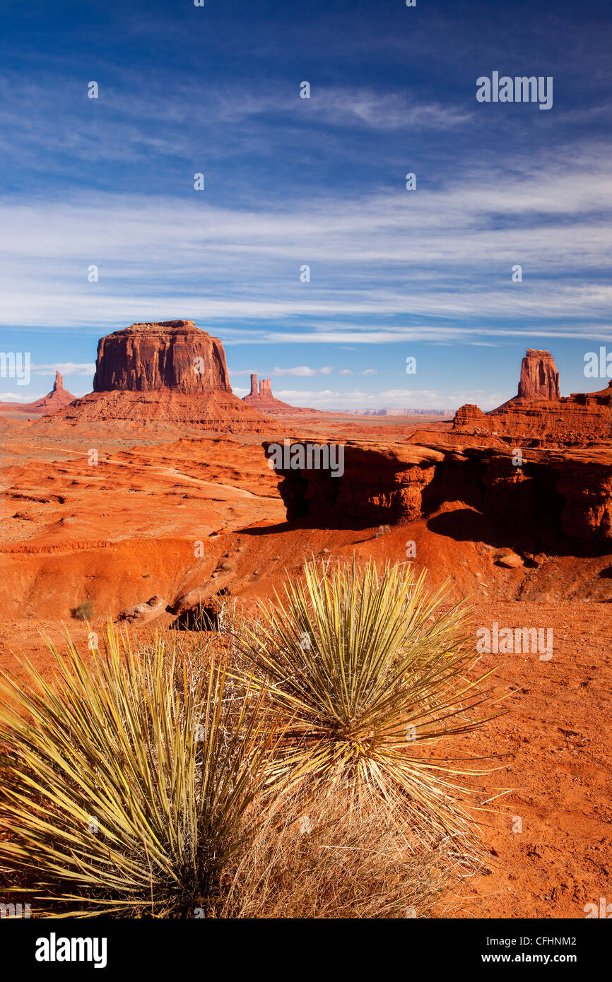 Blick von John Ford Point, Monument Valley, Arizona, USA Stockfoto