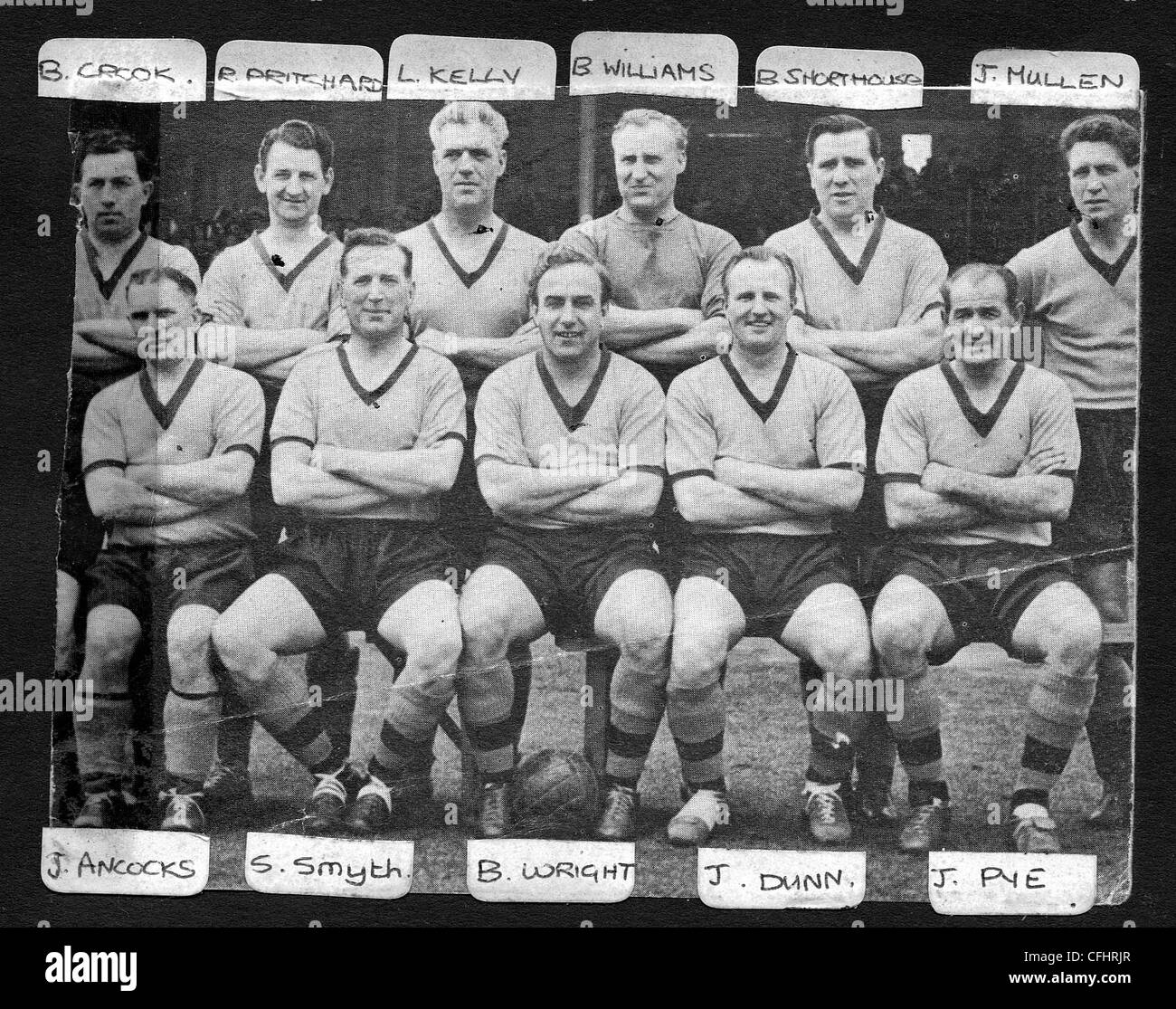 Wolverhampton Wanderers 1949 Pokalfinale Team, 1962. Stockfoto