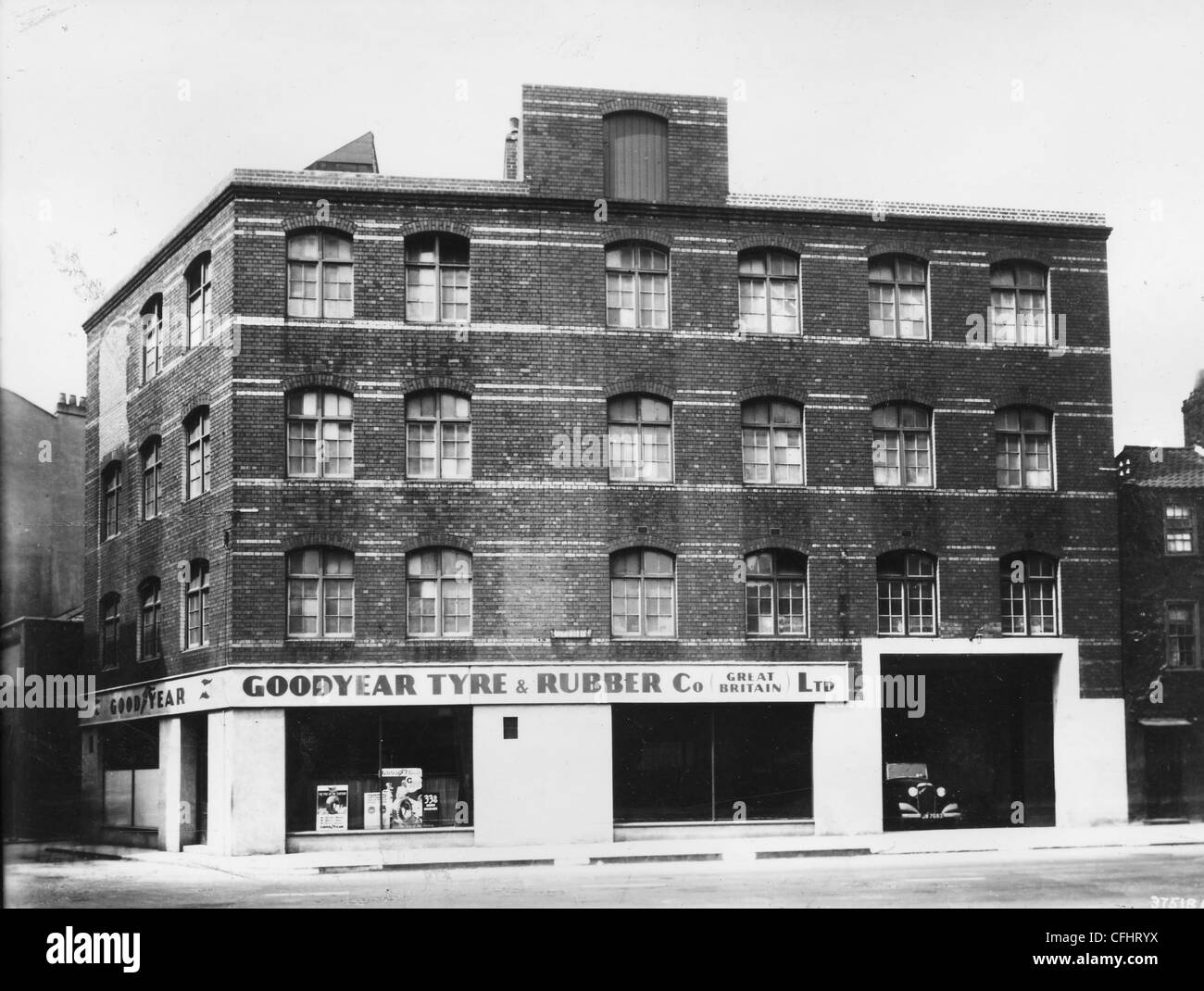 Goodyear Reifen & Rubber Company (Großbritannien) Ltd., Wolverhampton, Mitte des 20. Jahrhunderts. Stockfoto