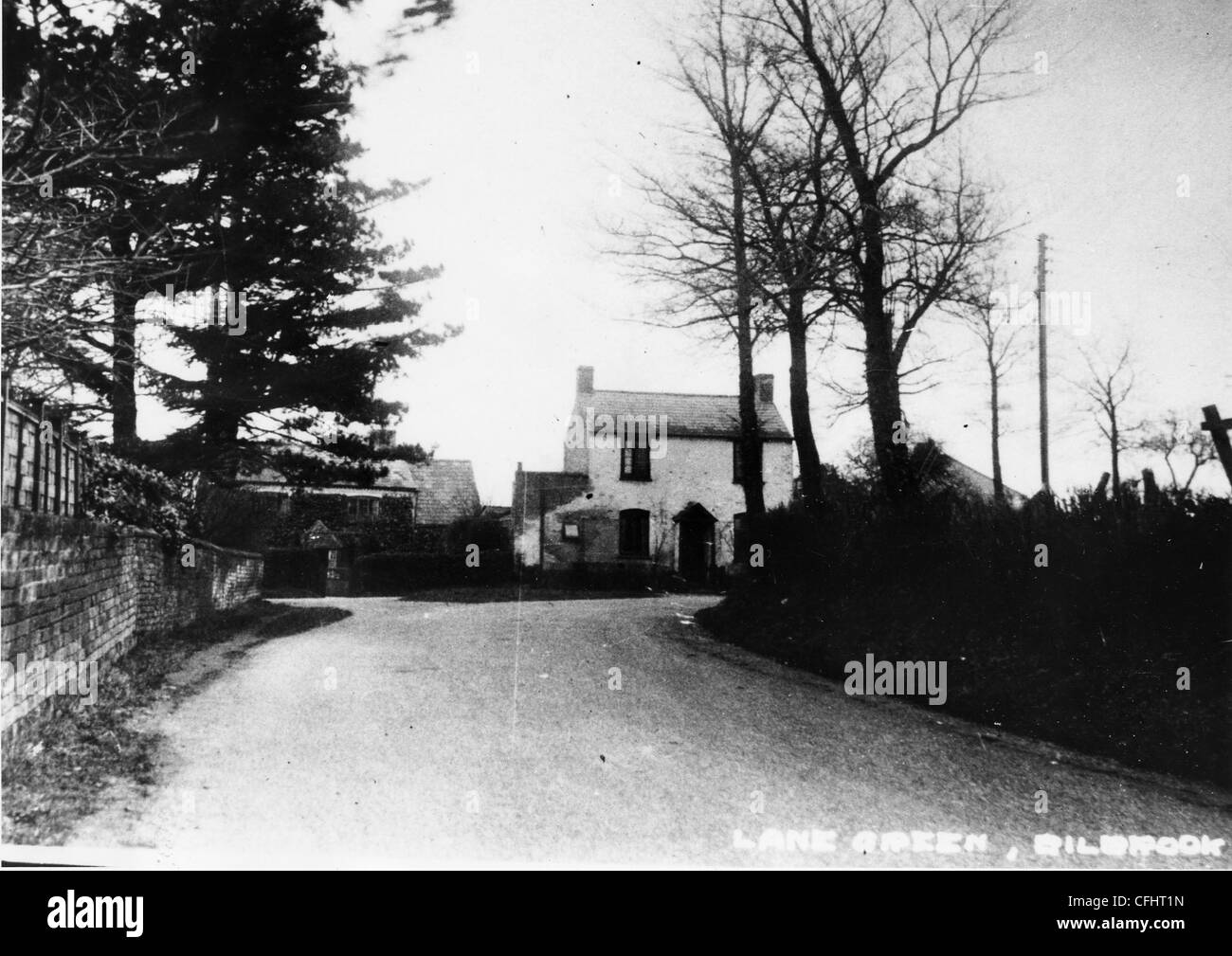 Bilbrook Road, Green Lane, Bilbrook, Staffordshire, Anfang des 20. Jahrhunderts Stockfoto