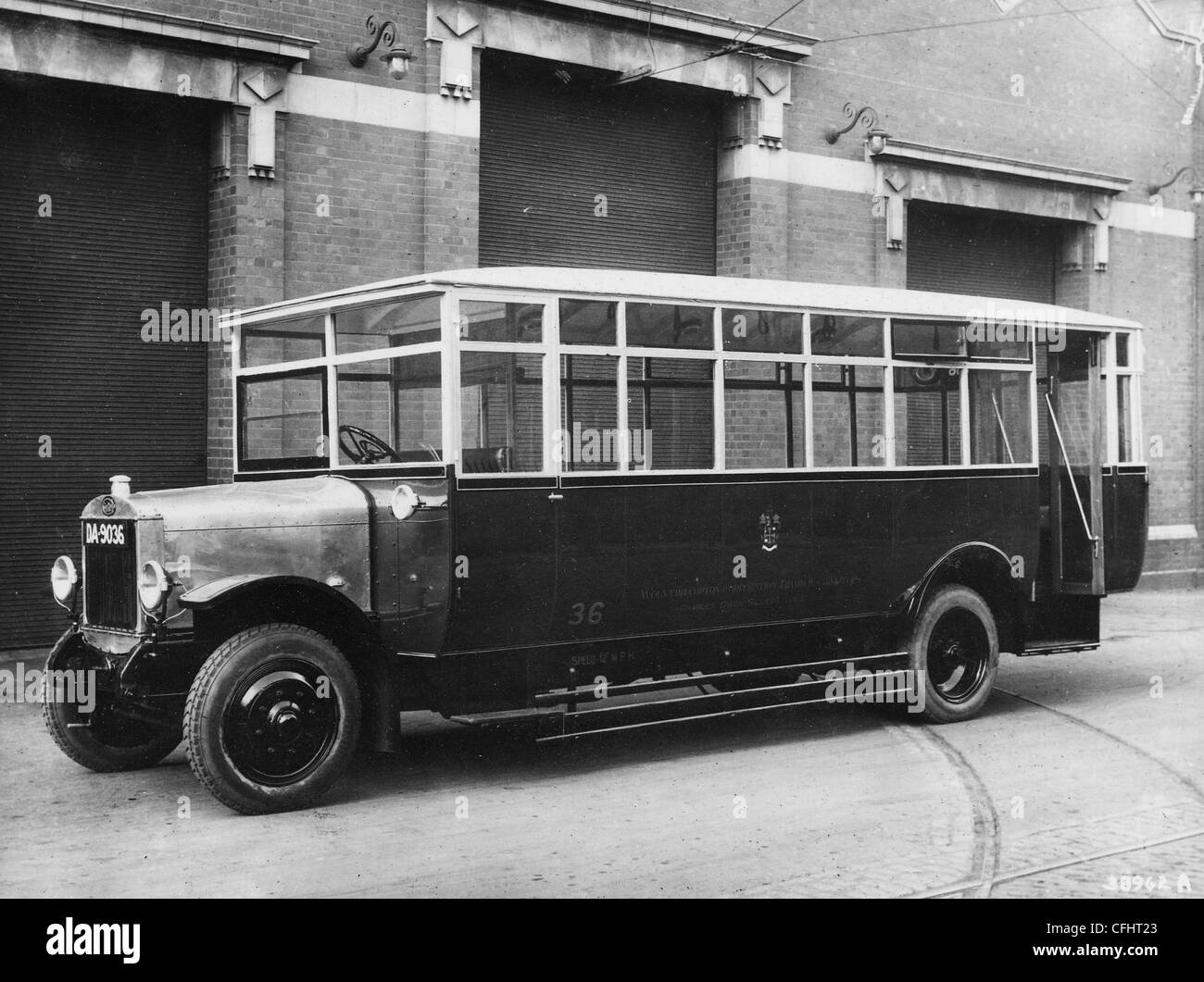 Typ Motor Bus, Wolverhampton, 30. Mai 1925. Stockfoto