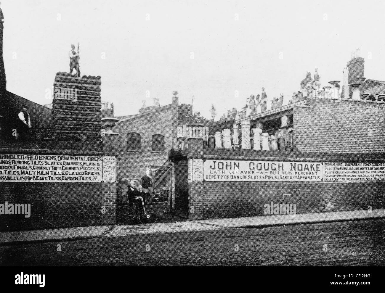 Fabrik arbeiten, John Gough Noake, Wolverhampton, c 1890. Stockfoto