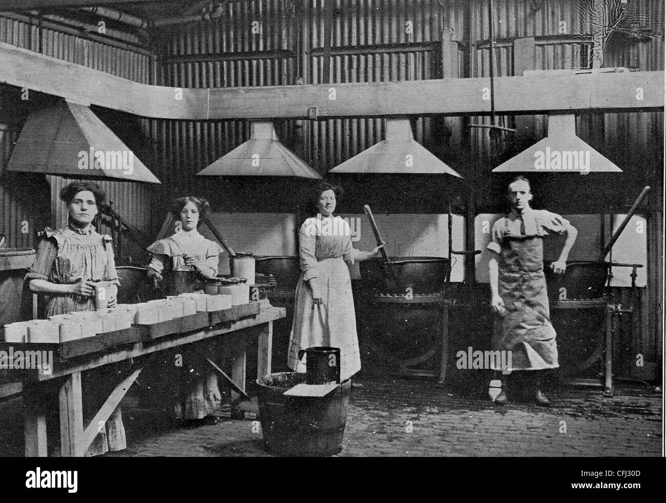 Marmelade, Entscheidungsträger, Brunswick, Gladhart & Firma Works, Wolverhampton, Ende des 20. Jahrhunderts. Stockfoto