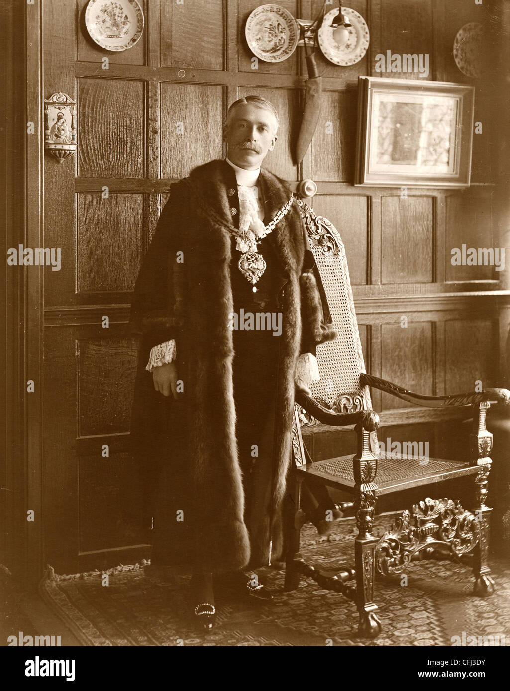S. Theodore Mander, c 1899. Stockfoto
