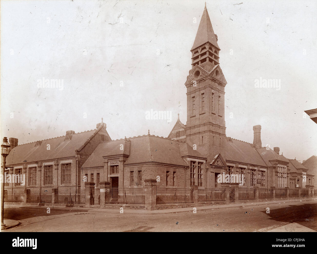 Brickkiln Straße Schule, Wolverhampton, 1900. Stockfoto