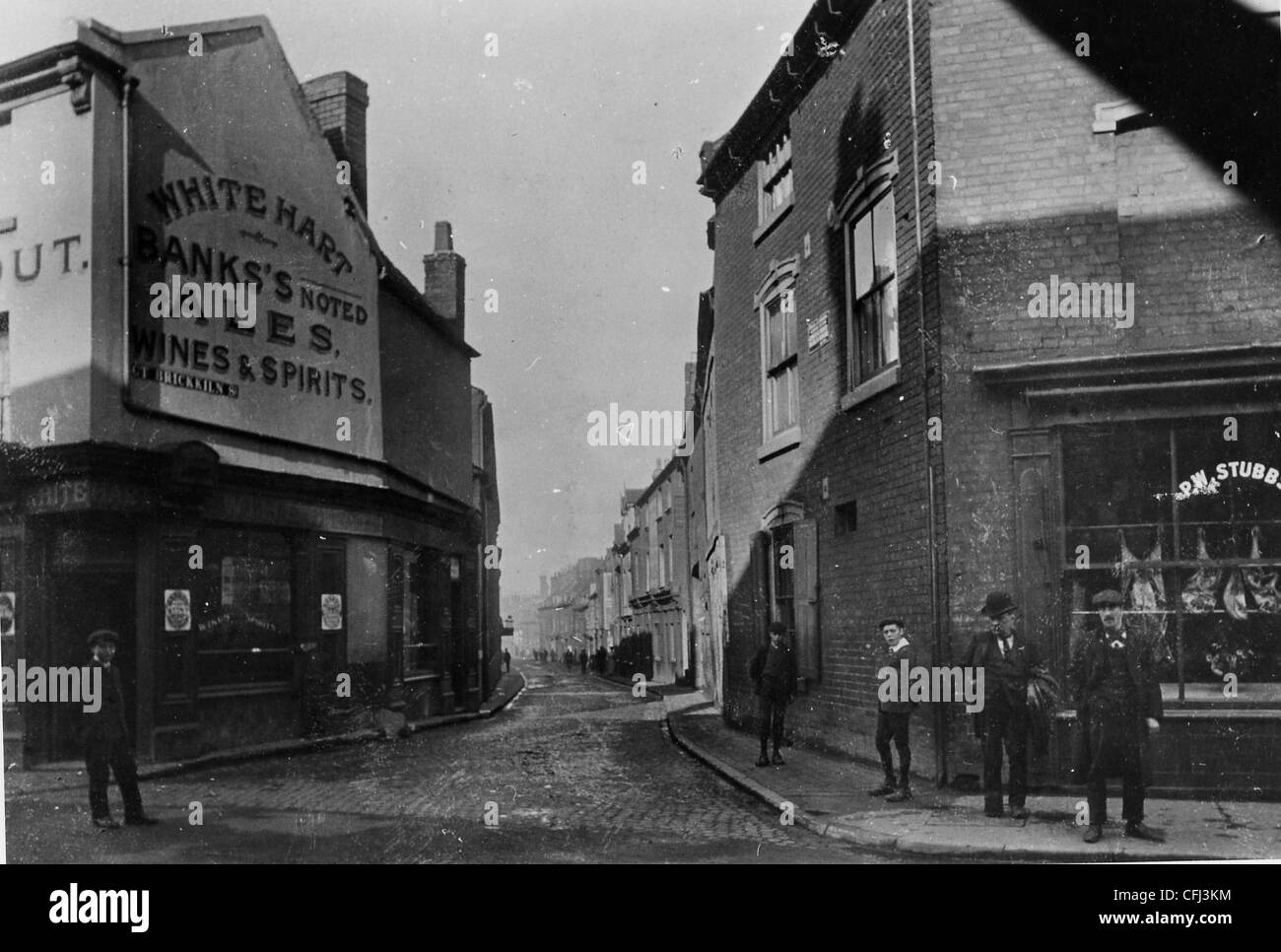 Tolle Brickkiln Straße, Wolverhampton, Anfang des 20. Jahrhunderts. Stockfoto
