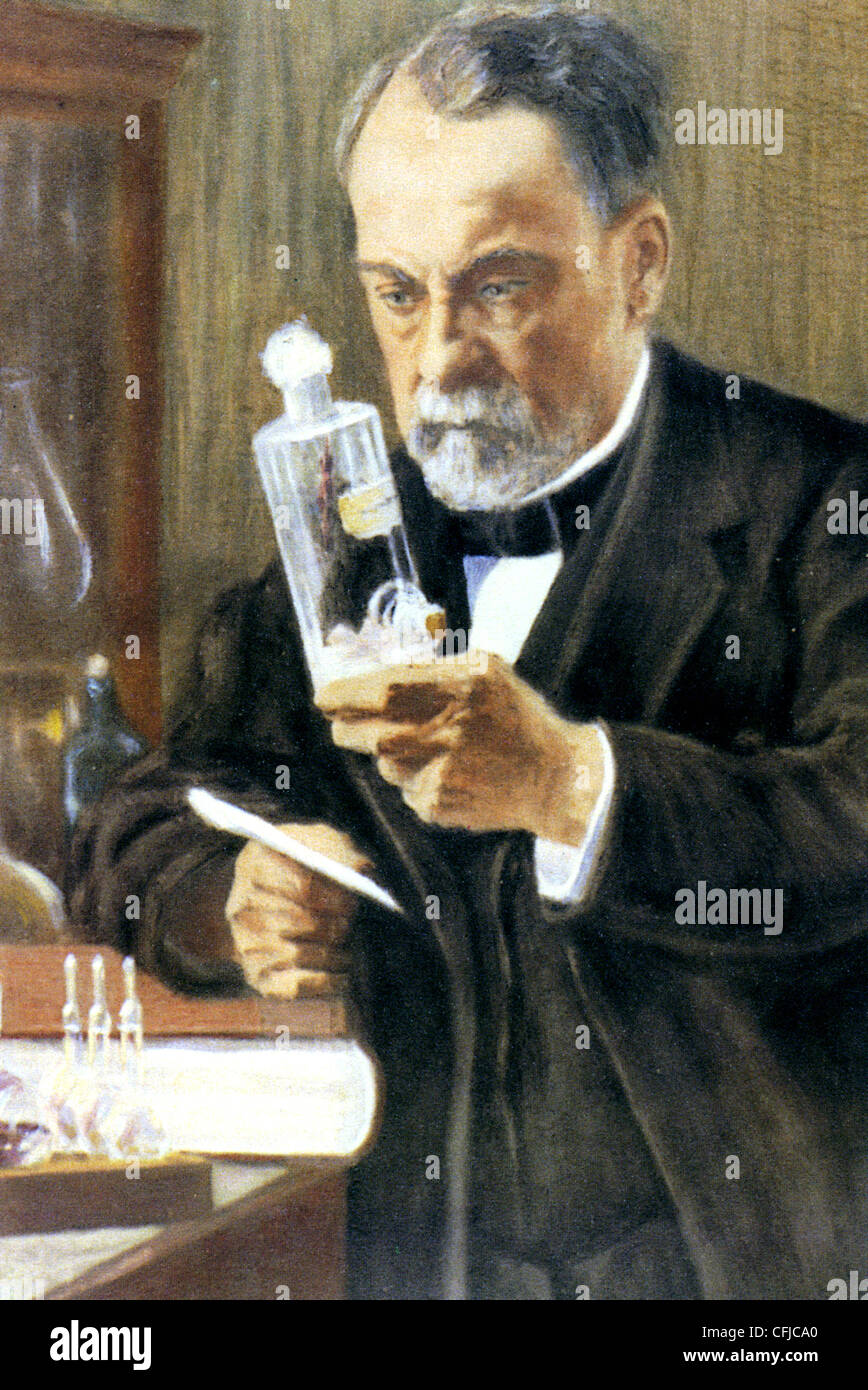 LOUIS PASTEUR (1822-1895), französischer Chemiker und Mikrobiologe Stockfoto