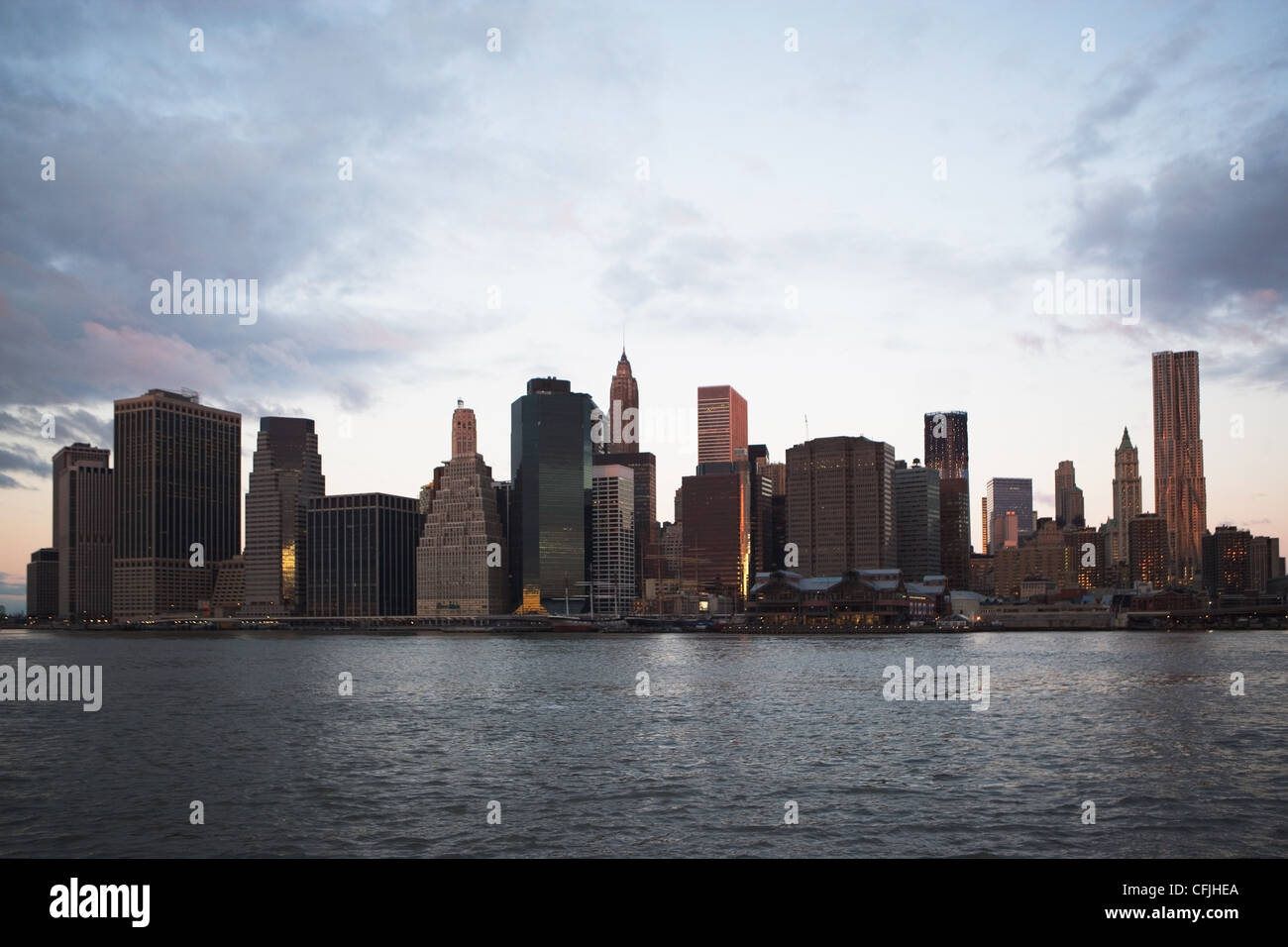 Skyline von Manhattan, New York, USA Stockfoto