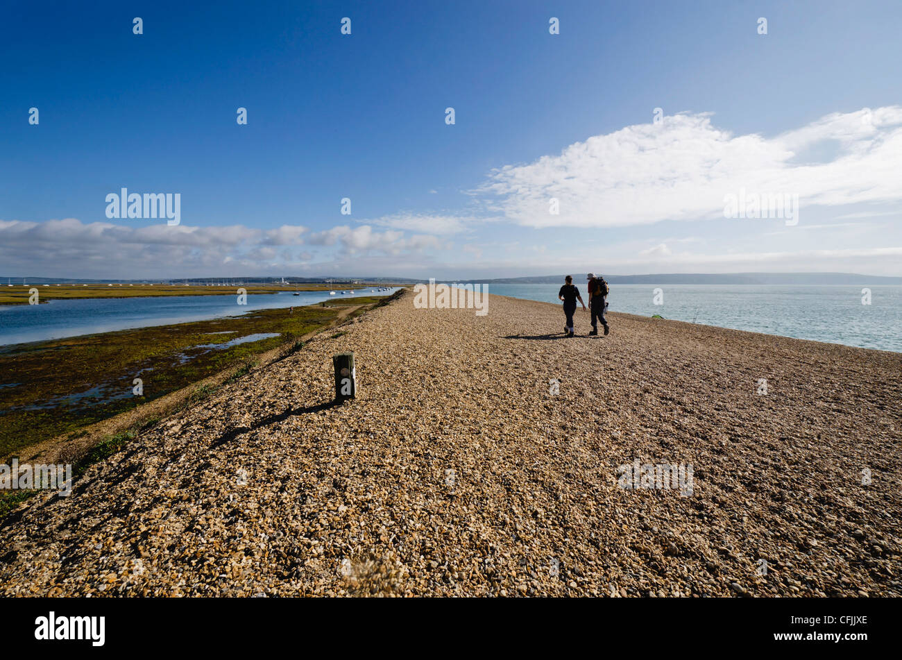 Hurst spucken, Keyhaven, Hampshire, England, Vereinigtes Königreich, Europa Stockfoto