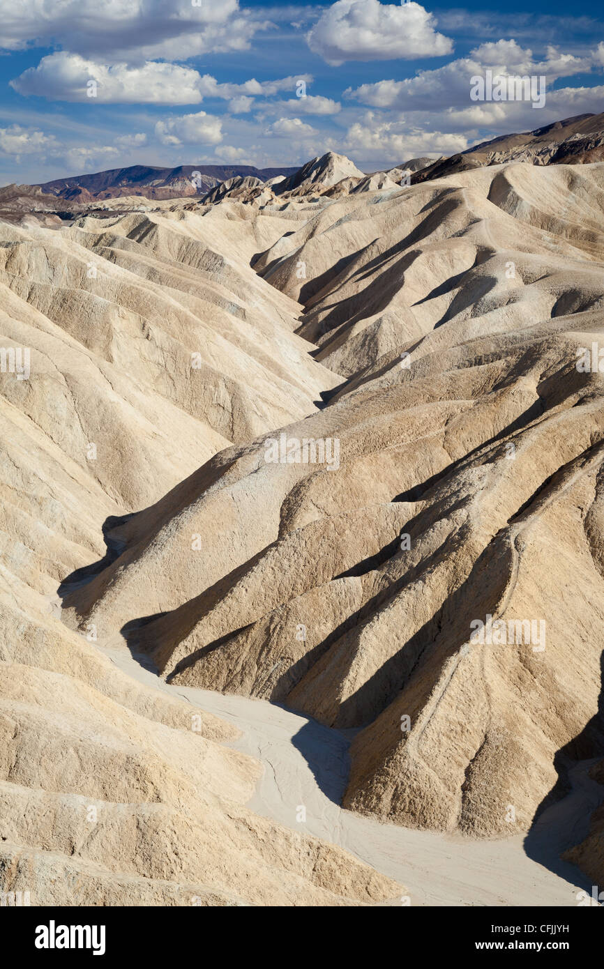 Zabriskie Point im Death Valley in Kalifornien und Nevada, USA Stockfoto