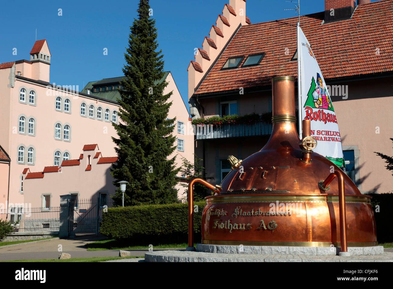 Brauerei Rothaus, Grafenhausen, Schwarzwald, Baden-Württemberg, Deutschland, Europa Stockfoto