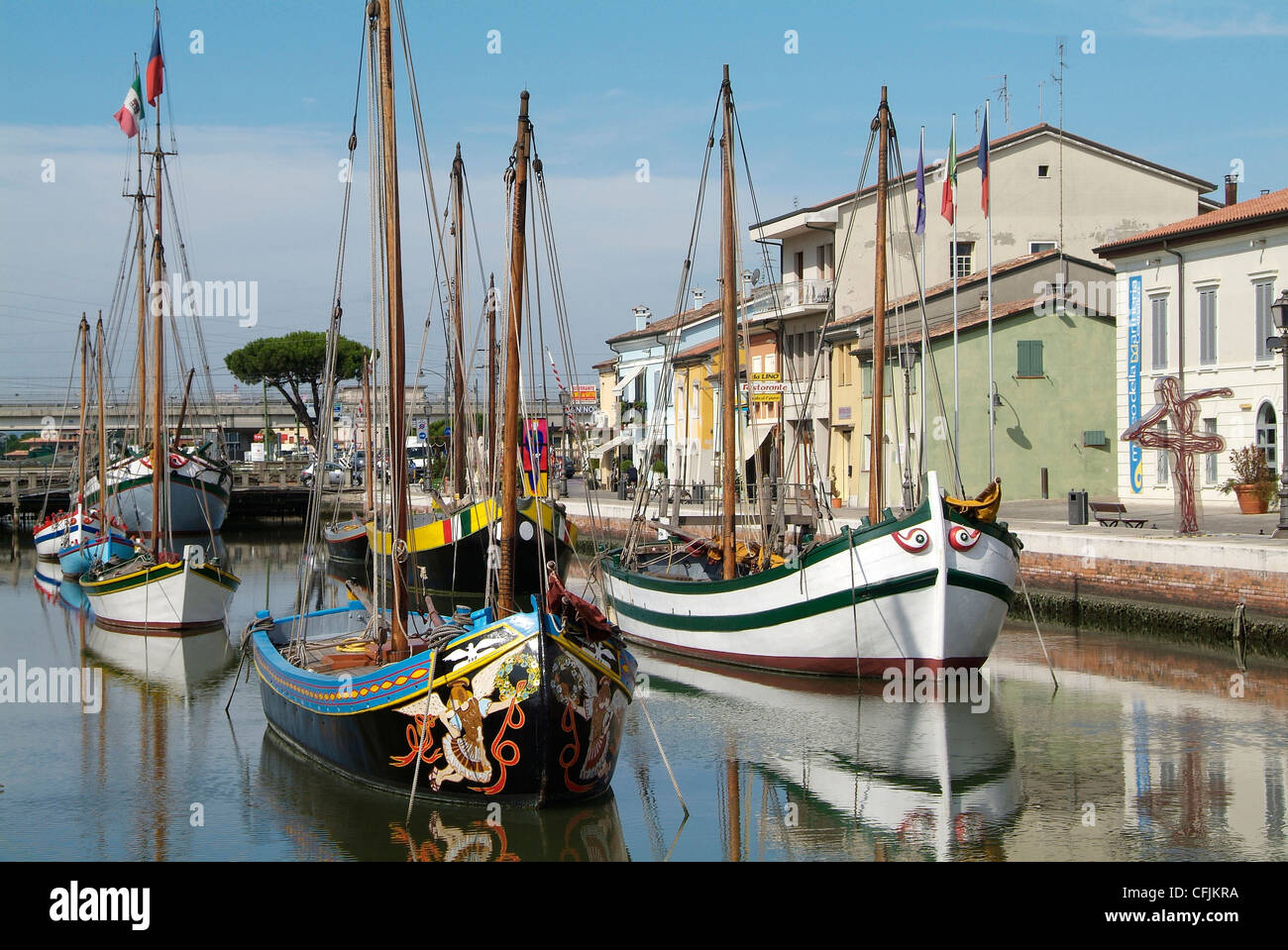 Cesenatico, Hafen, Adria-Küste, Emilia-Romagna, Italien, Europa Stockfoto
