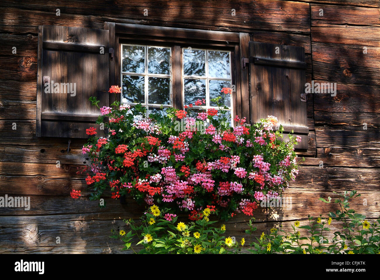 Haus in Gerstruben in der Nähe von Oberstdorf, Allgäu, Bayern, Deutschland, Europa Stockfoto