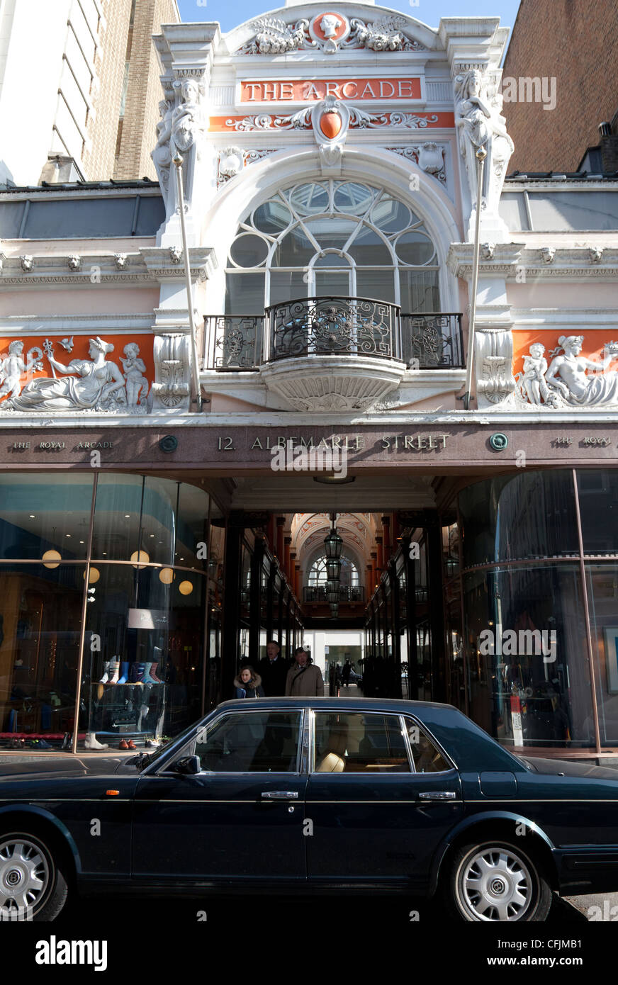 Der Royal Arcade, Mayfair, London Stockfoto
