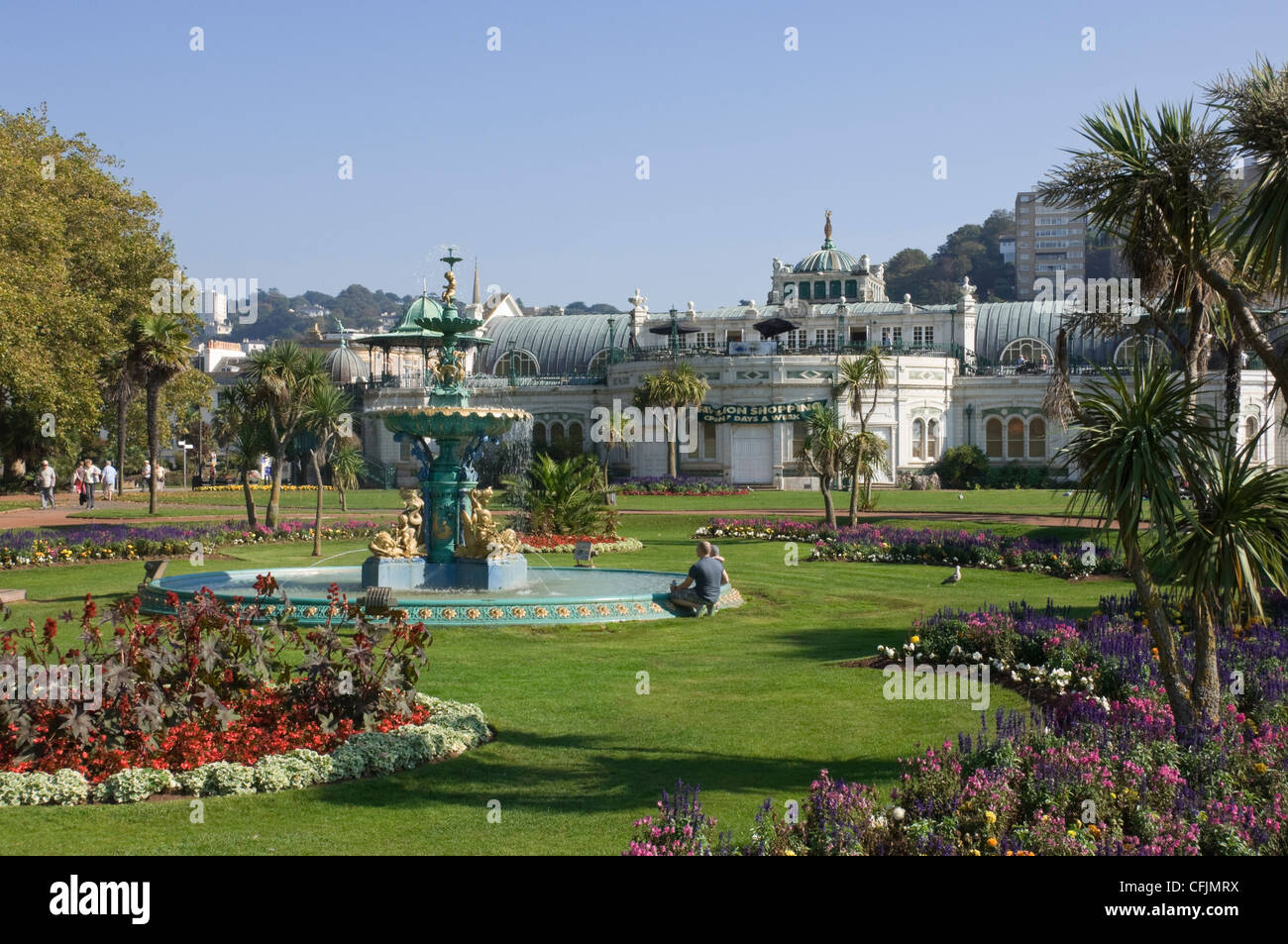 Die Promenade Gärten und Pavillons, Torquay, Devon, England, Vereinigtes Königreich, Europa Stockfoto