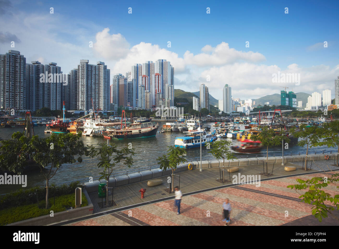 Aberdeen Harbour, Aberdeen, Hong Kong, China, Asien Stockfoto