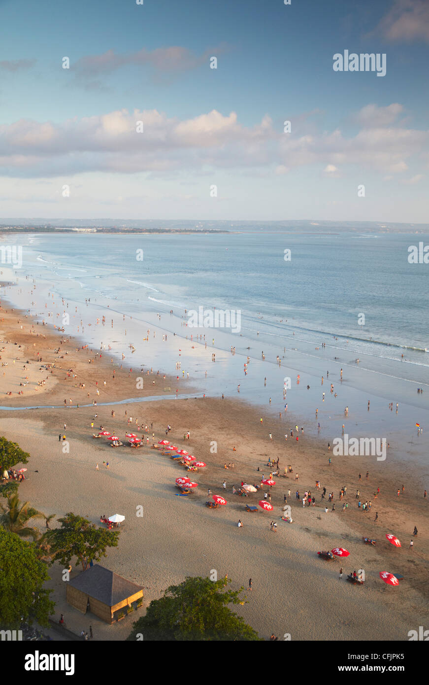 Luftaufnahme von Legian Beach, Bali, Indonesien, Südostasien, Asien Stockfoto