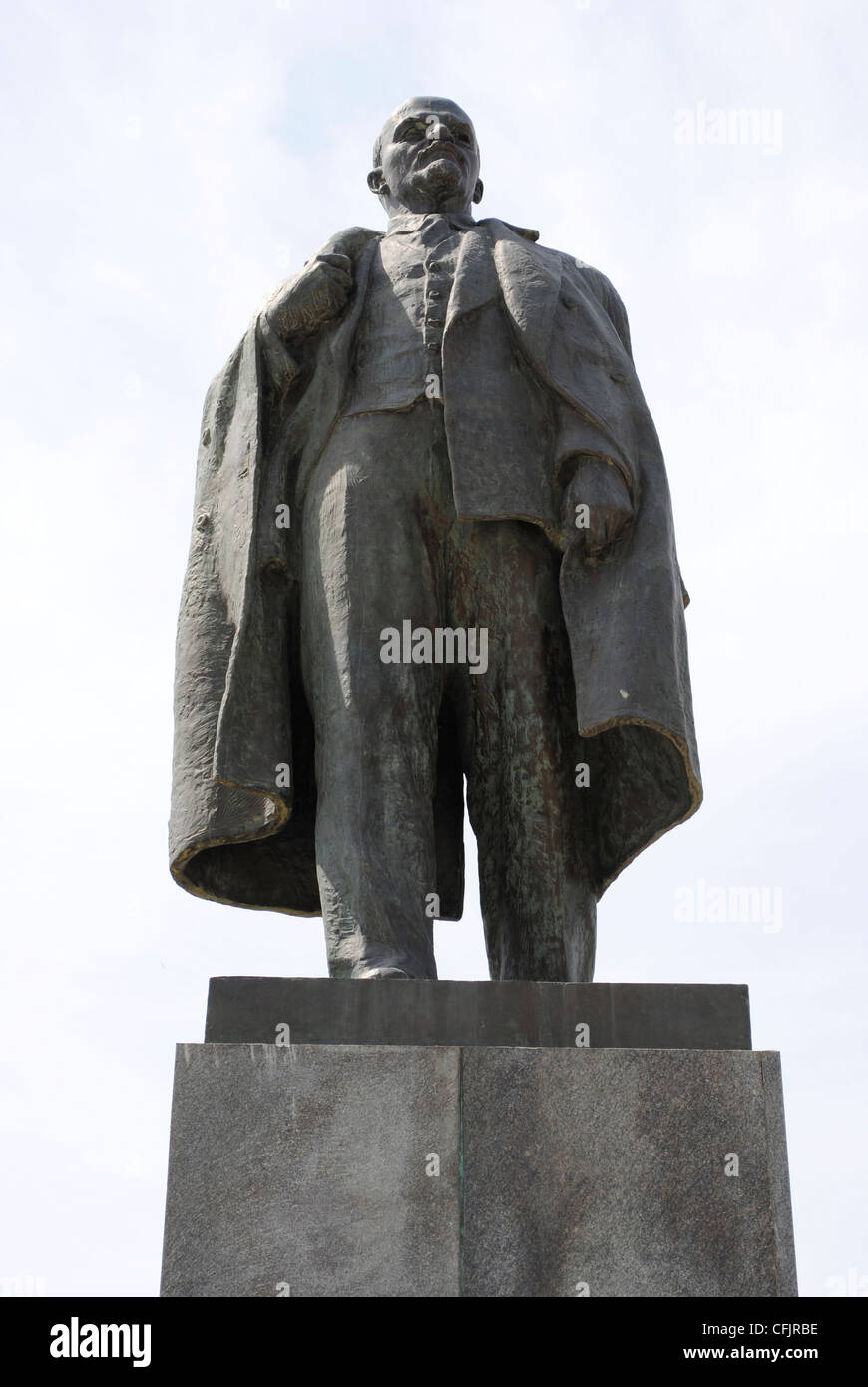 Vladimir Iljitsch Lenin (1870-1924). Russische marxistische revolutionäre und kommunistischer Politiker. Das Denkmal. Kertsch. Ukraine. Stockfoto