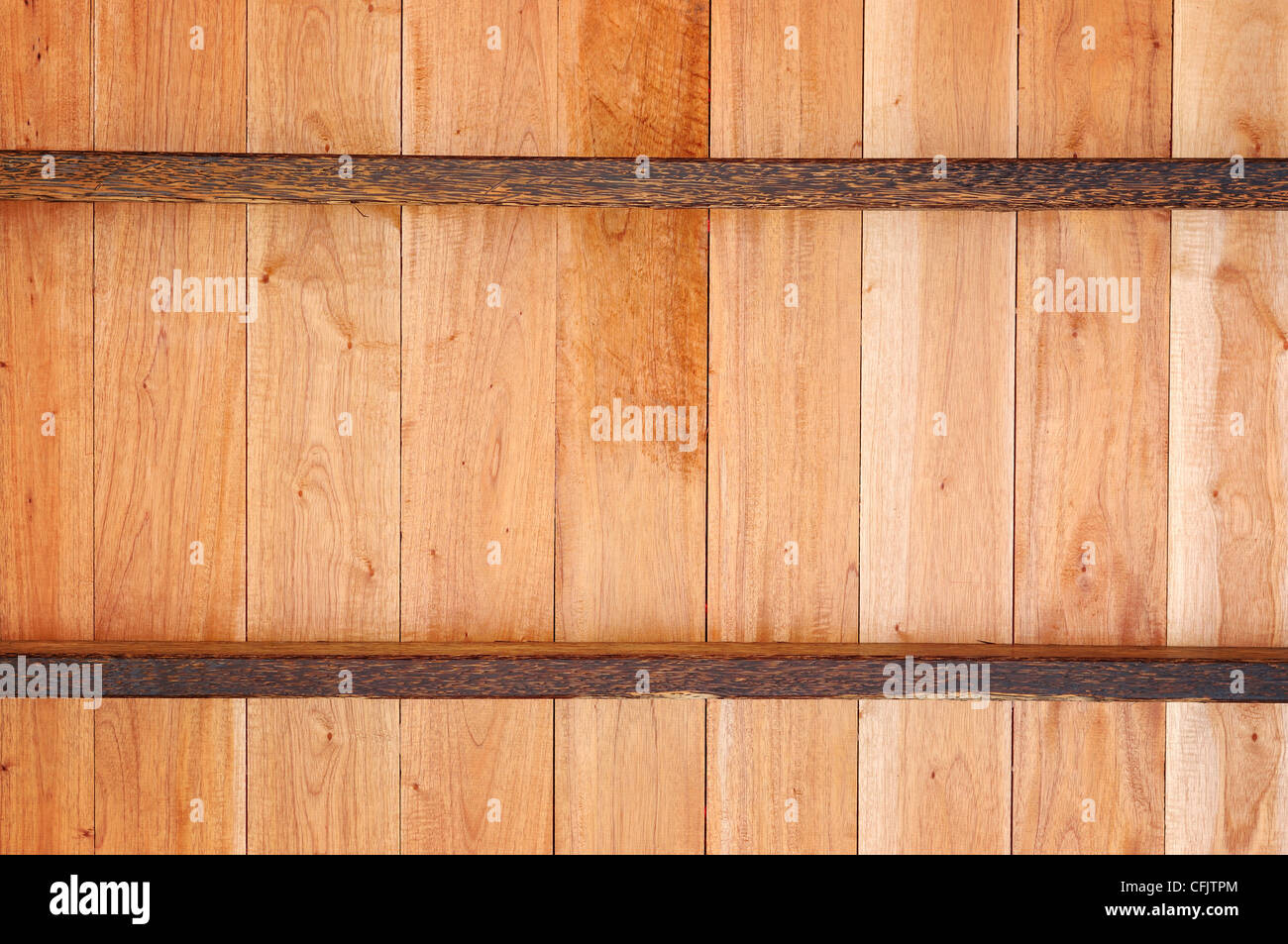 Neem Holz Pflanzenwand Stockfoto