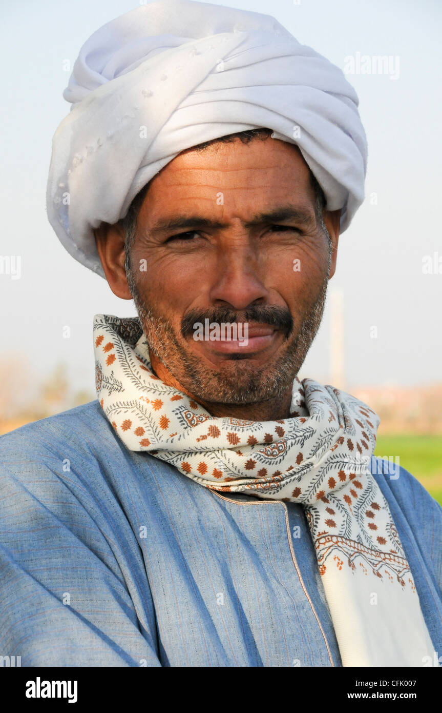 Ägyptischen Mann Porträt Stockfoto