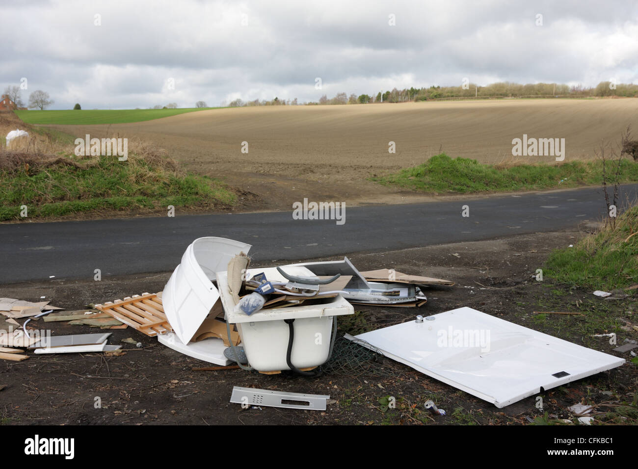 Fliegen - Trinkgeld in der Nähe von Stourbridge in den West Midlands, UK. Stockfoto