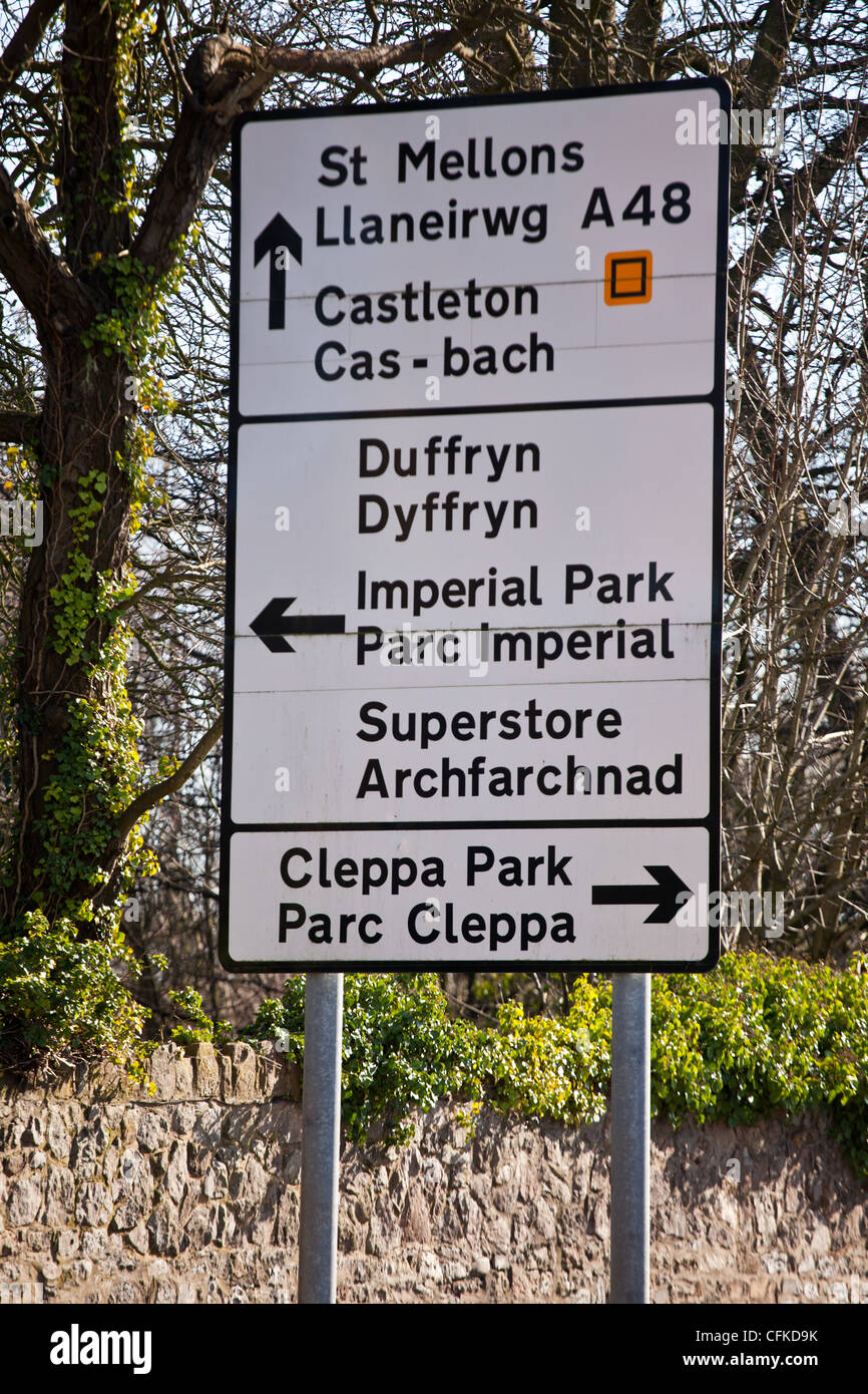 Welsh englisch zeichen Fotos und Bildmaterial in hoher Auflösung Alamy