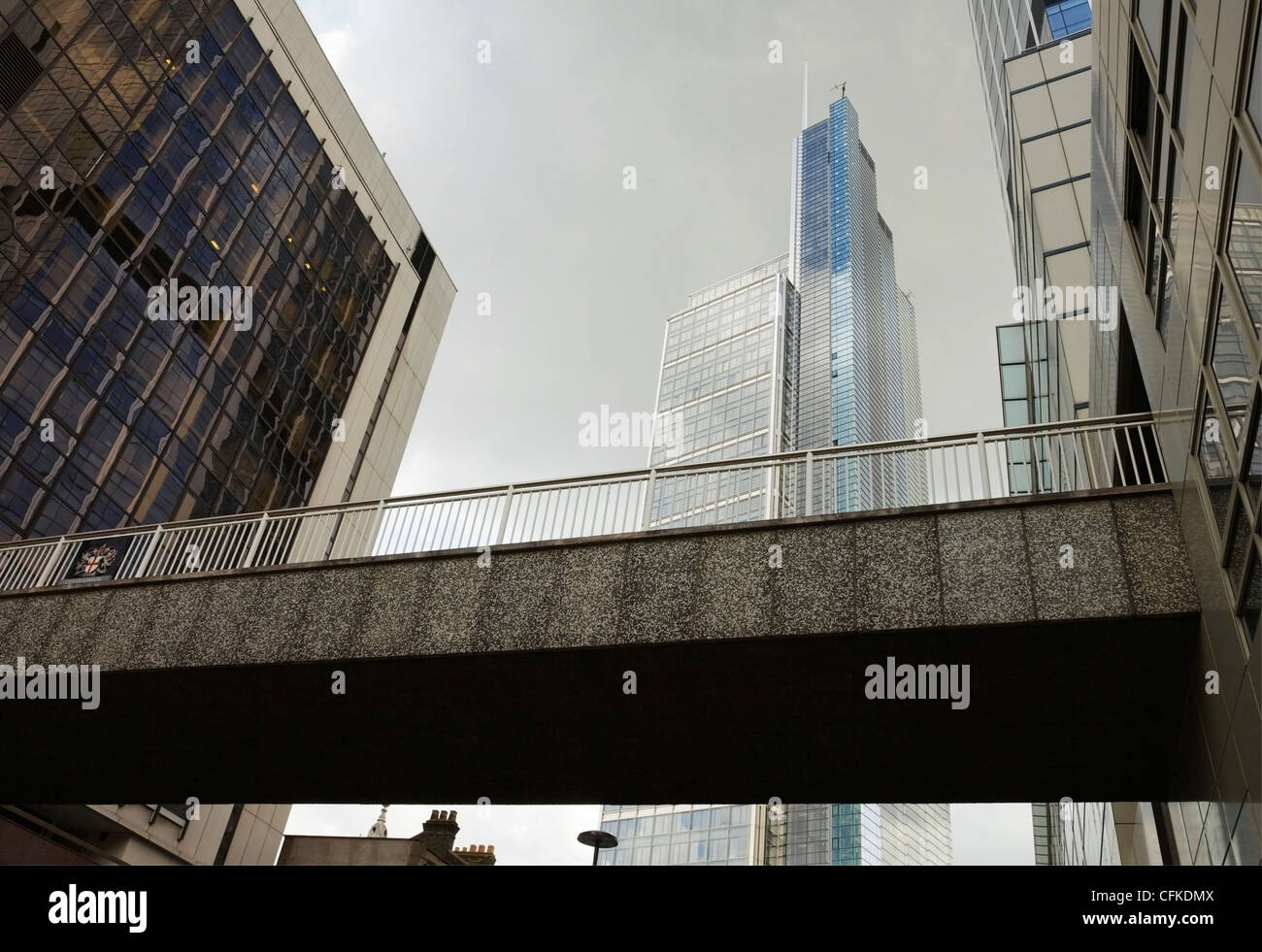 Ein düsterer städtische Szene in London, Wermut Street, London, UK Stockfoto