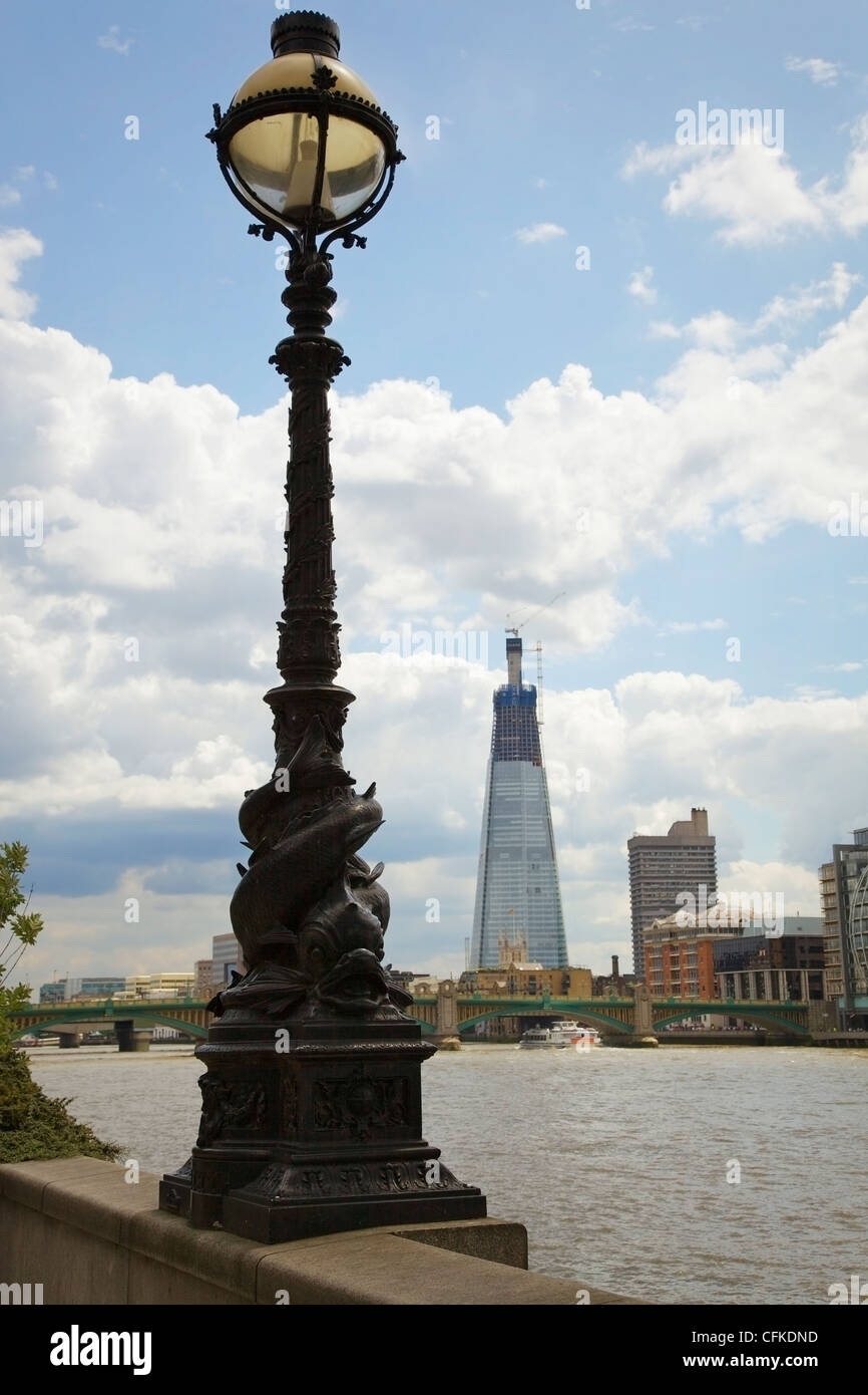 Der Shard am Horizont, London, UK Stockfoto