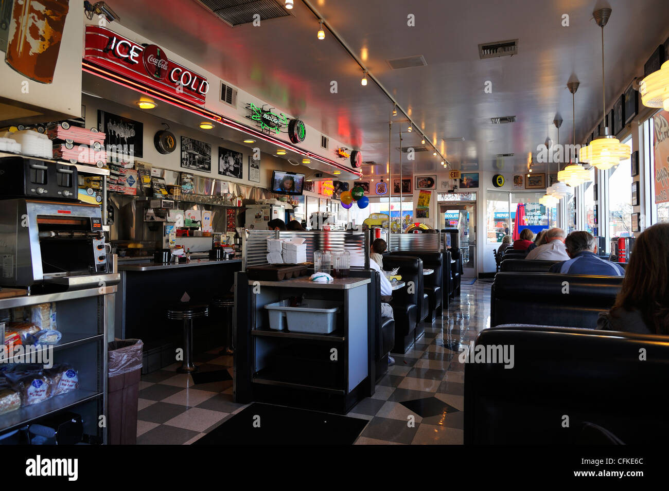 Mels Original Burger-Restaurant, Walnut Creek, CA Stockfoto