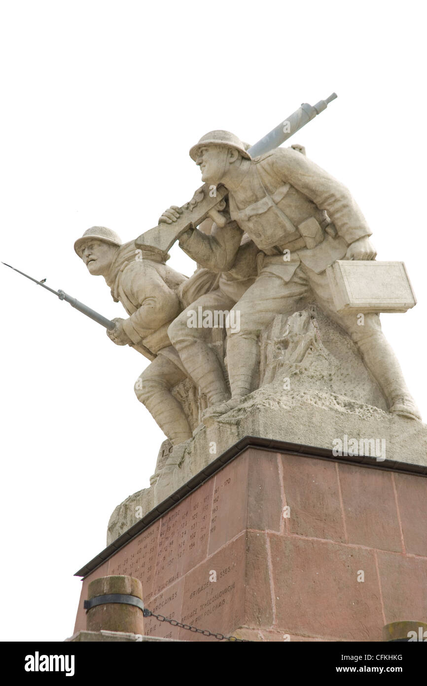 Das Ferme de Navarin Denkmal französische Soldaten in der Champagne