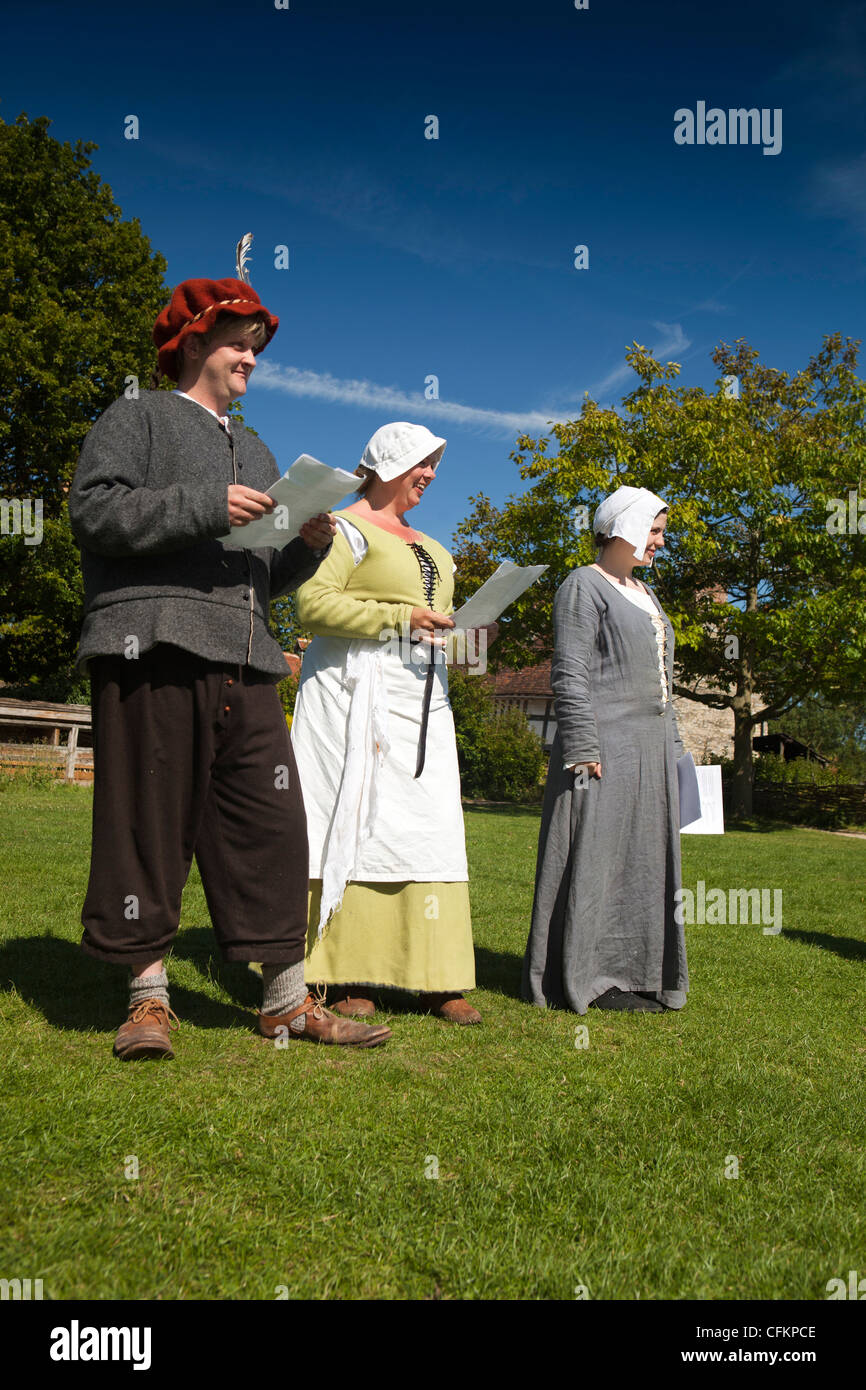 Warwickshire, Wilmcote, Ardens Bauernhof, Tudor Periode Kukeri Stockfoto