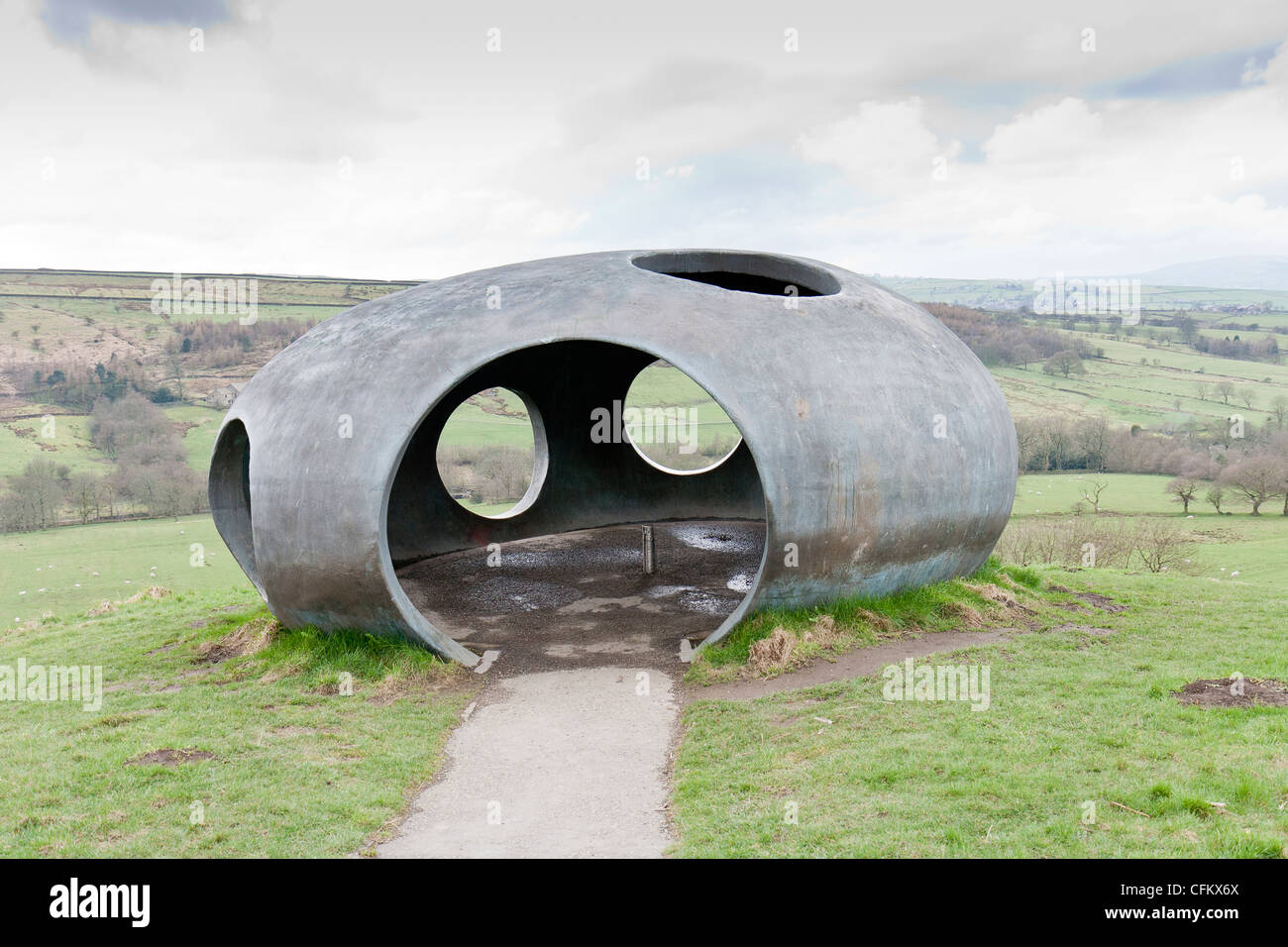 Das Atom-Panoptikum in Lancashire, England Stockfoto
