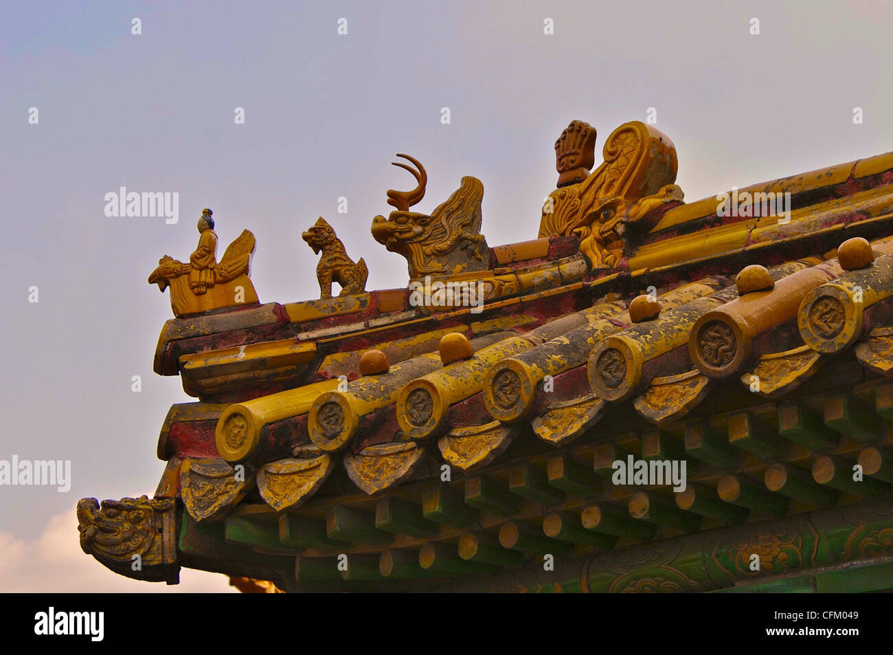 Chinesischen Dach Stockfoto