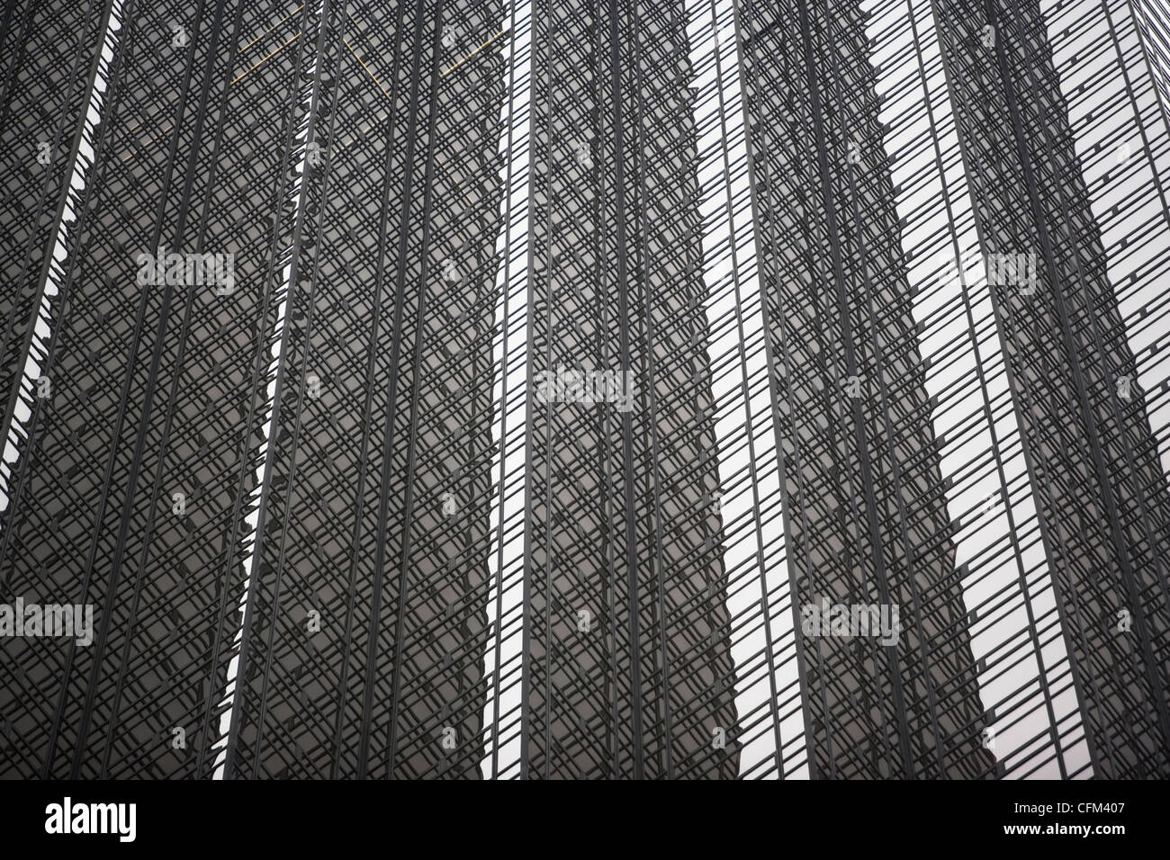 USA, New York State, New York City, niedrigen Winkel Ansicht des Wolkenkratzers Stockfoto