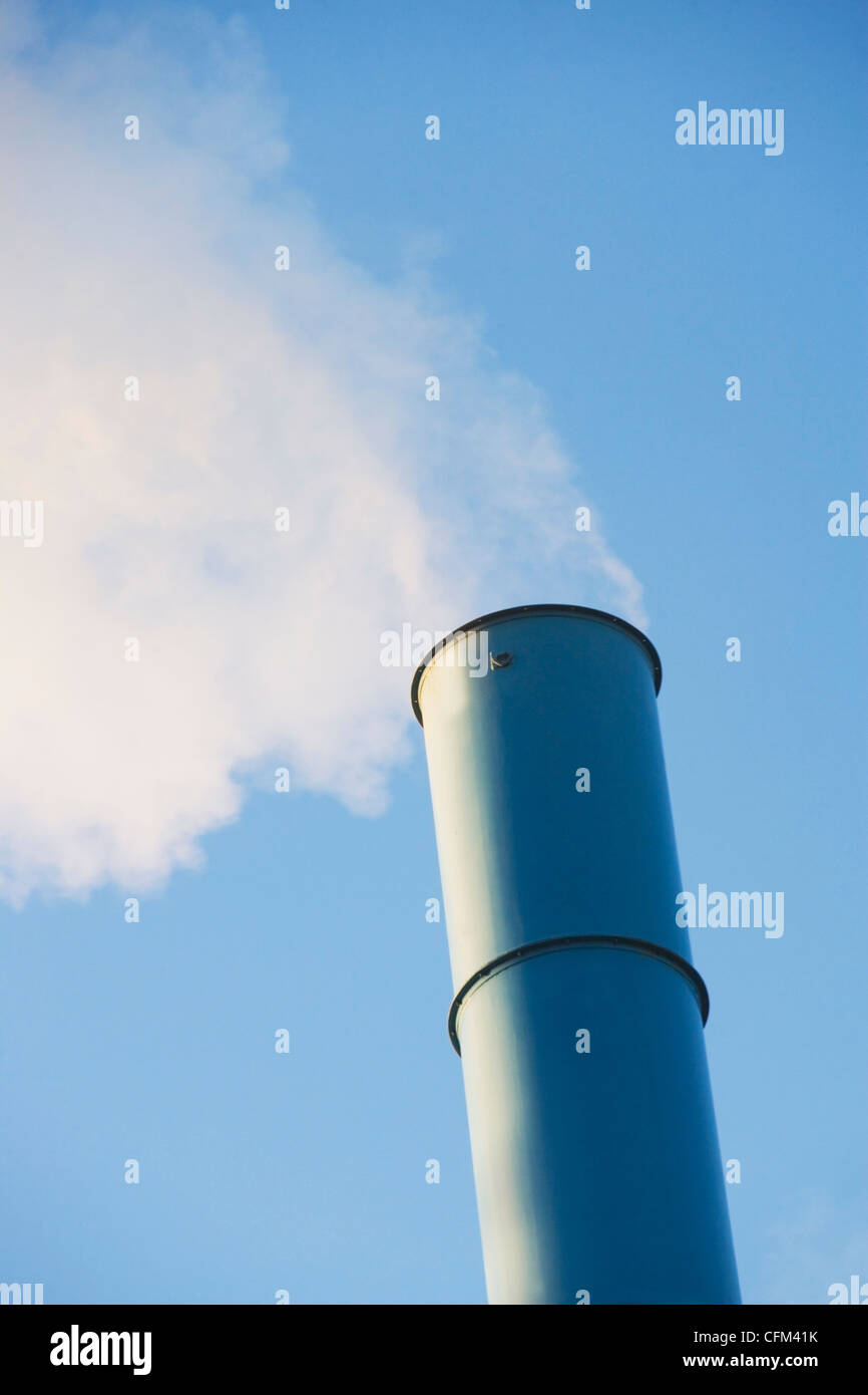 USA, New York State, New York City, niedrigen Winkel Ansicht der Schornstein Stockfoto