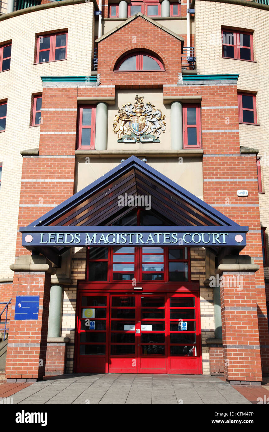 Leeds Magistrates Court, Leeds, England, Vereinigtes Königreich Stockfoto