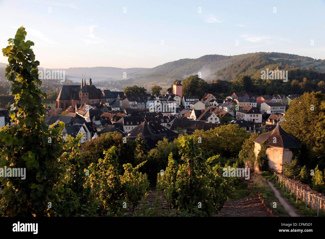 Alte Stadt Saarburg, Rheinland-Pfalz, Deutschland, Europa Stockfoto