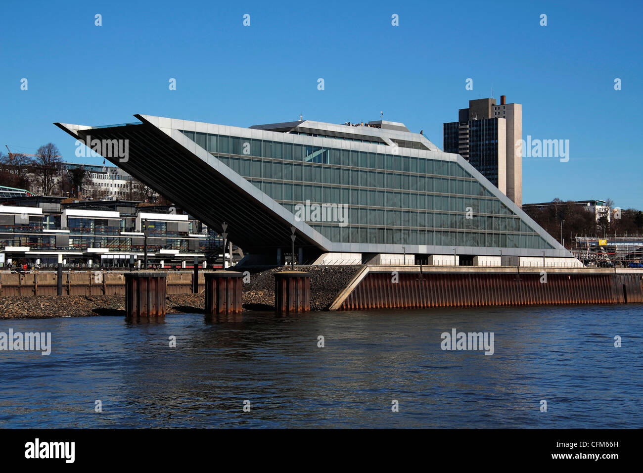 Dockland Gebäude, Hamburg, Deutschland, Europa Stockfoto
