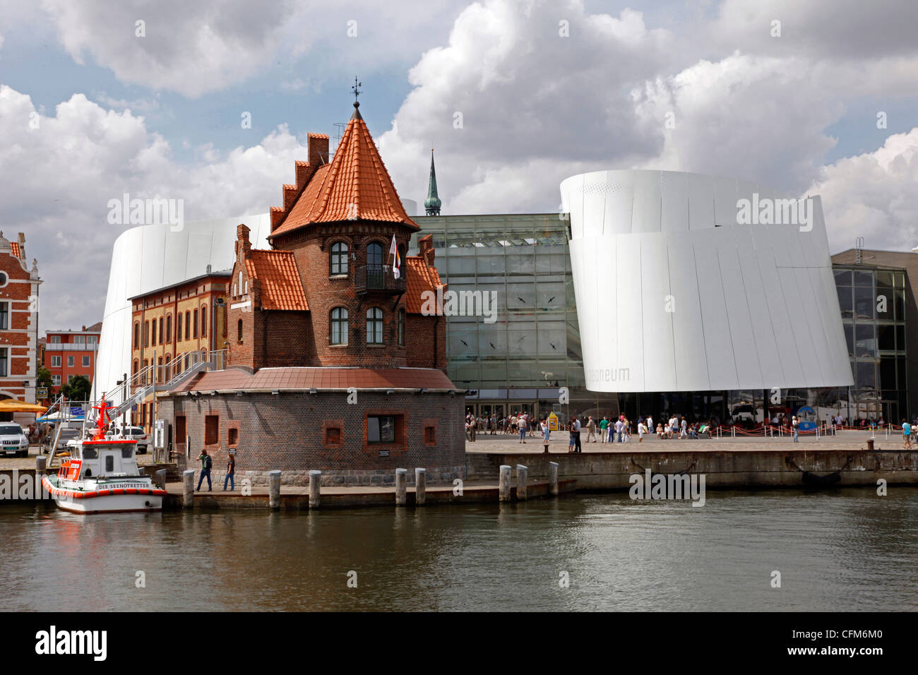 Stralsund, Ozeaneum, alte Stadt, Mecklenburg-Western Pomerania, Deutschland, Europa Stockfoto