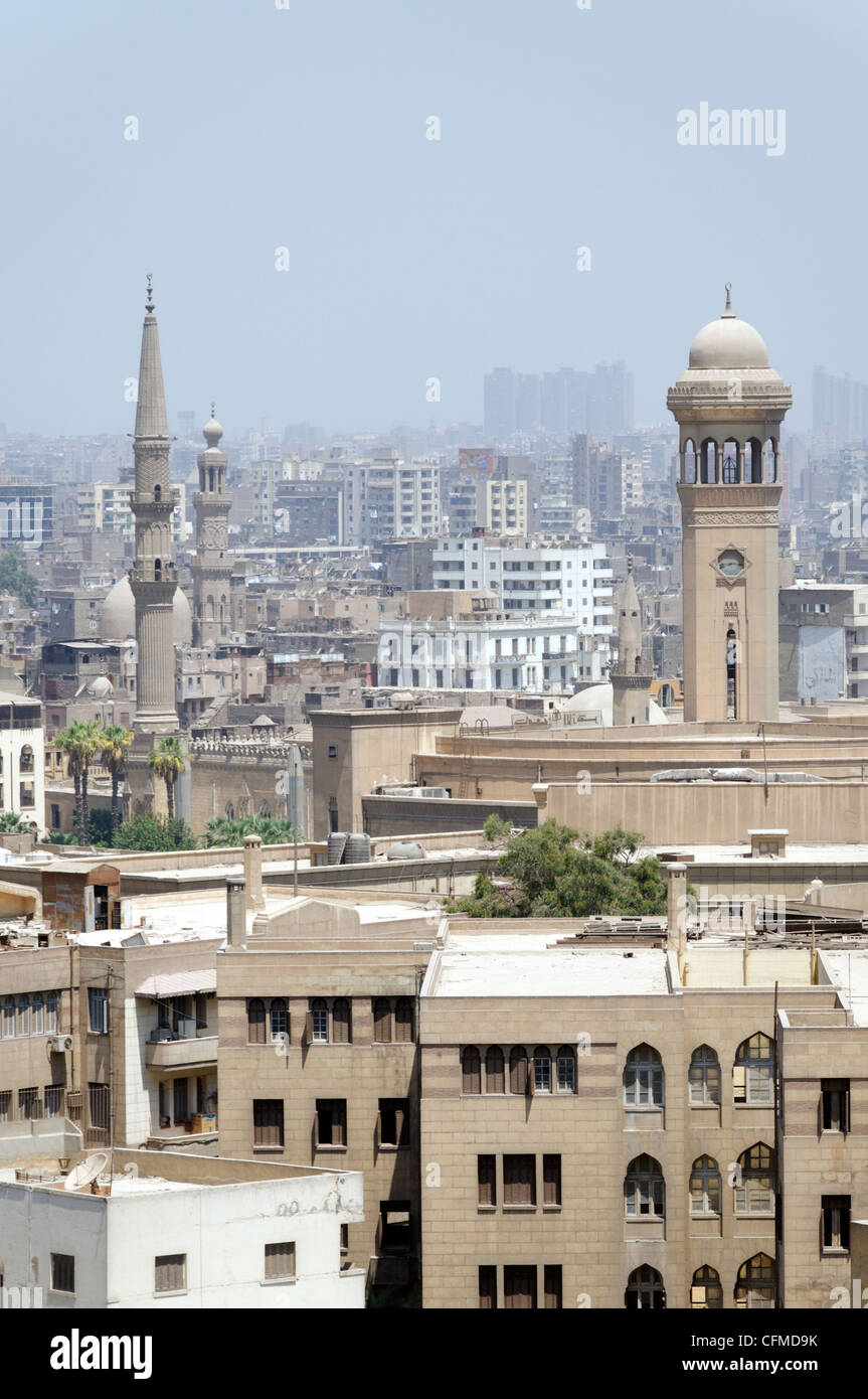 Kairo. Ägypten. Ansicht von Kairo, die Hauptstadt Ägyptens und die größte  Stadt in Afrika und der arabischen Welt Teil Stockfotografie - Alamy