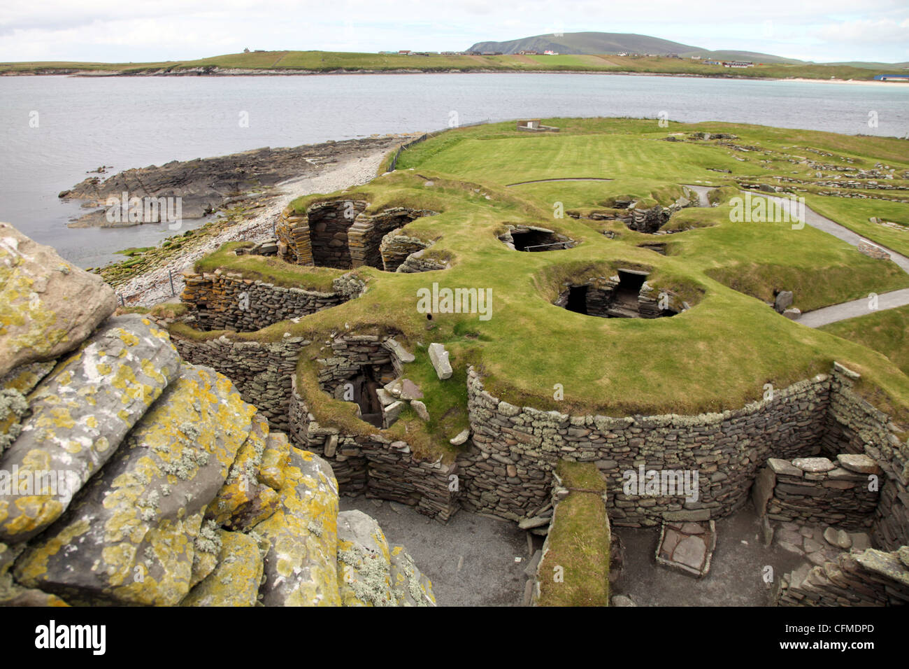 Jarlshof, Shetland Islands, Schottland, Vereinigtes Königreich, Europa Stockfoto