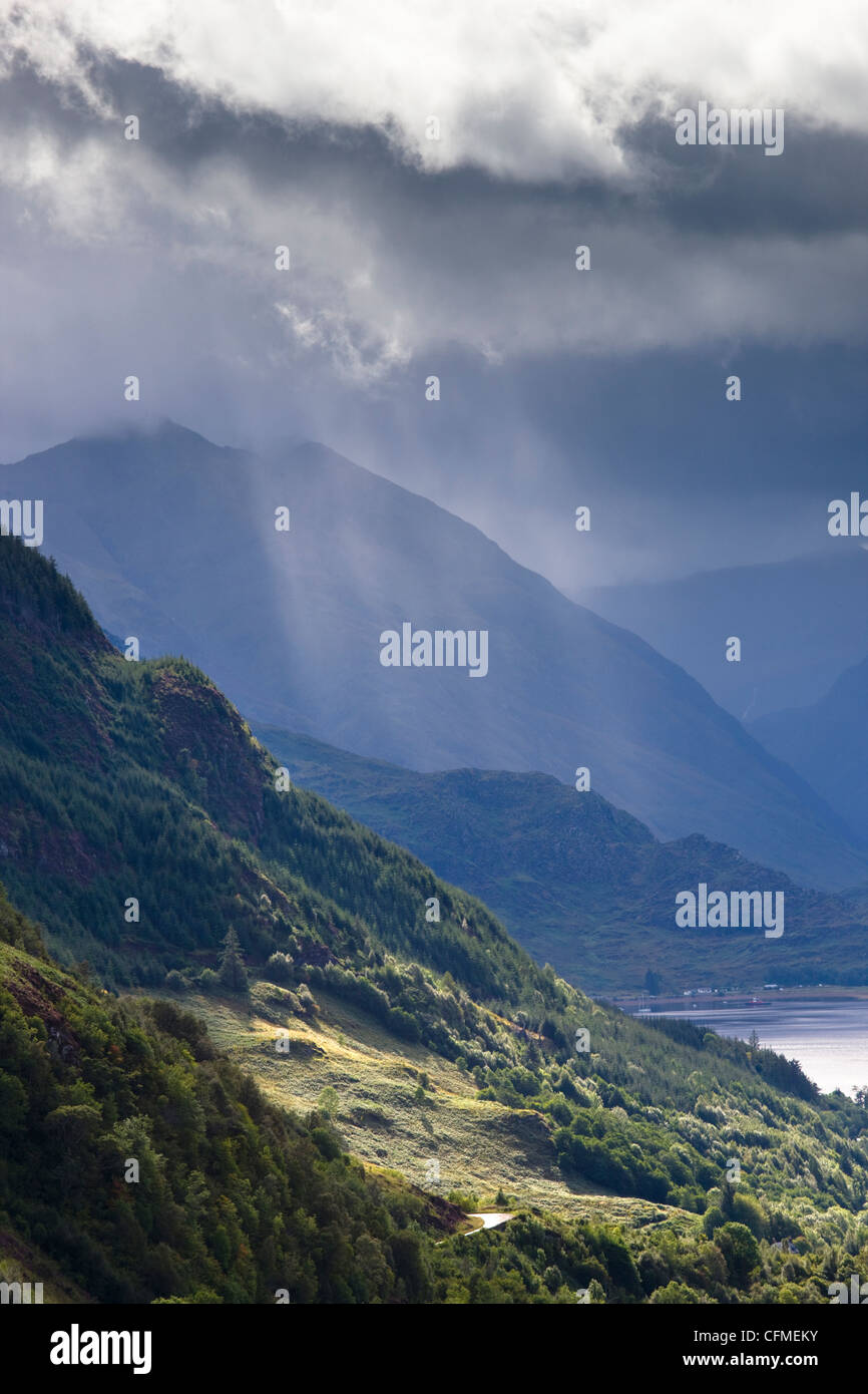 Blick vom Carr Brae, Schottland, Vereinigtes Königreich, Europa Stockfoto