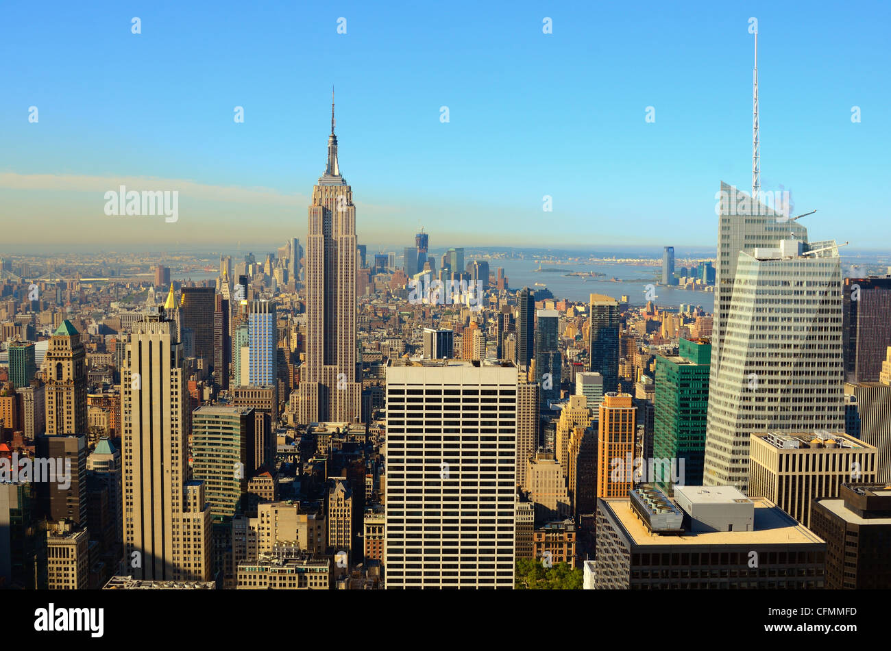 Wahrzeichen Architektur in Midtown Manhattan Stockfoto
