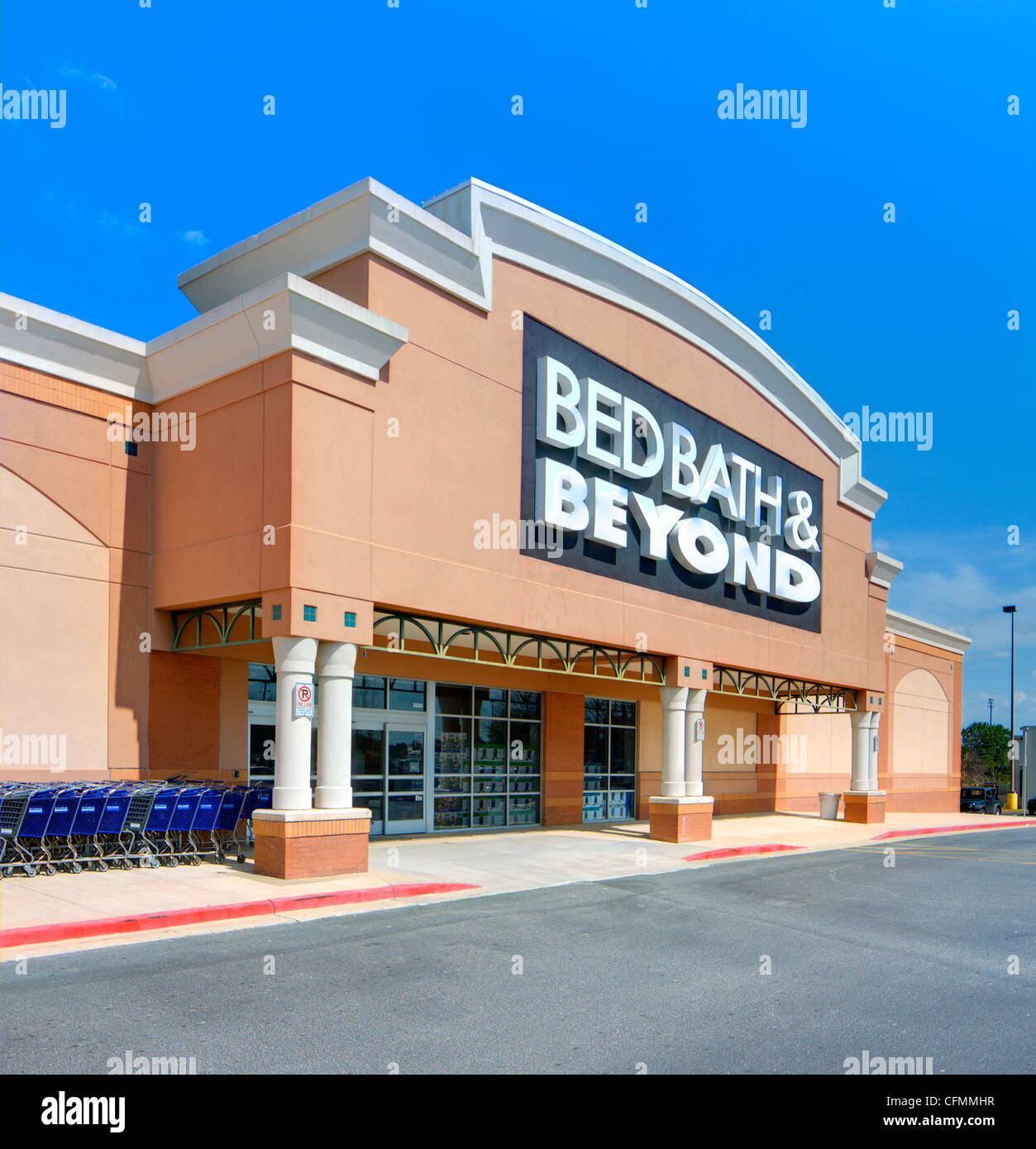 Bed Bath and Beyond ist ein Feuerklingen inländischen Kaufmann von Haushaltsgegenständen in den USA. Stockfoto